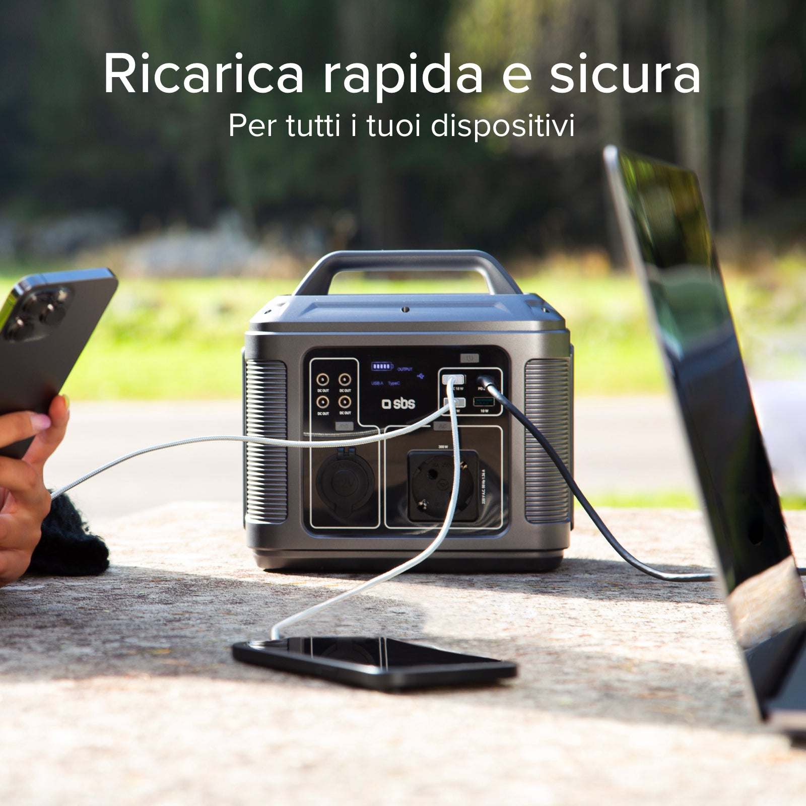 Station de recharge portable 64 000 mAh à 300 Watts de puissance