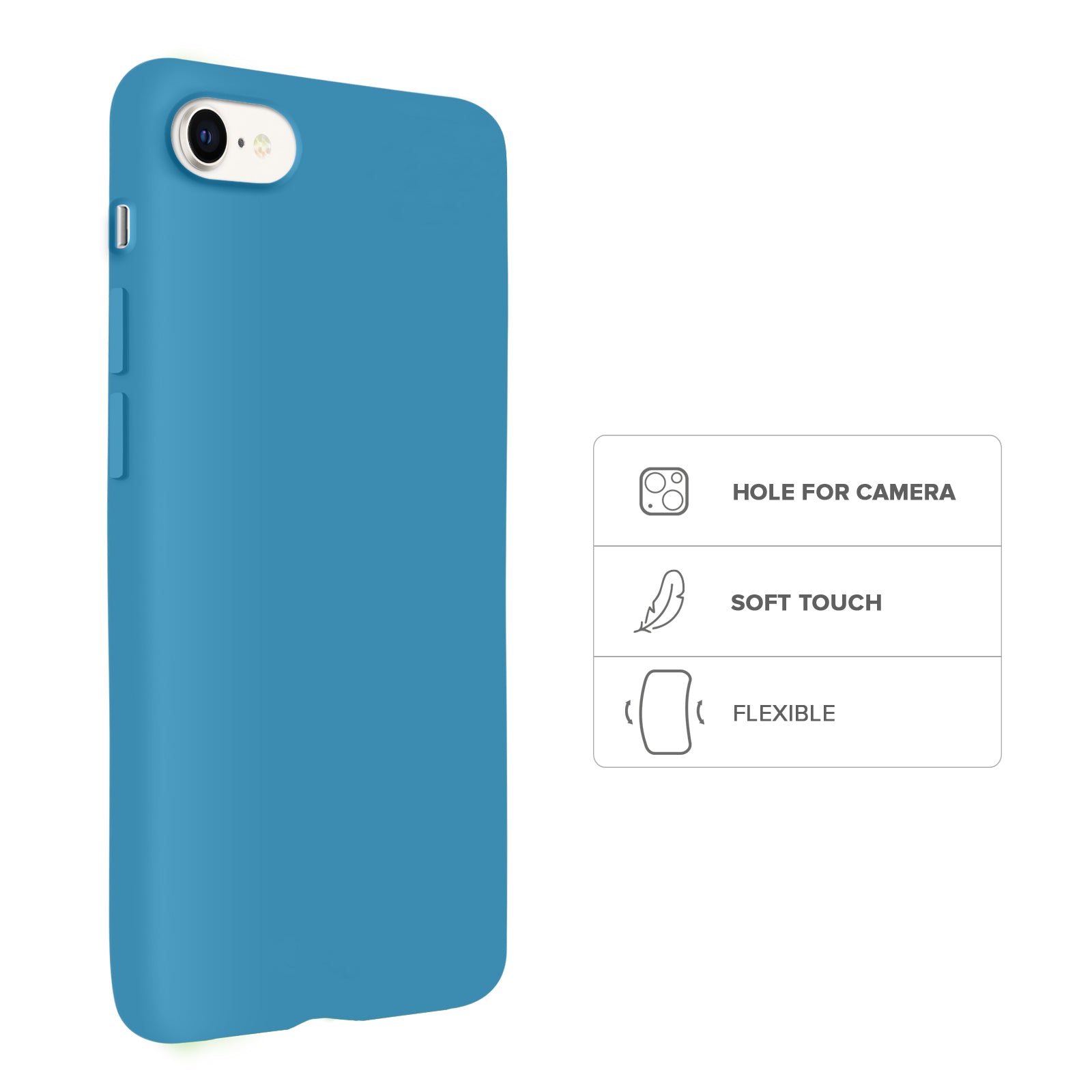 Custodia Rainbow per iPhone SE 2022/SE 2020/8/7