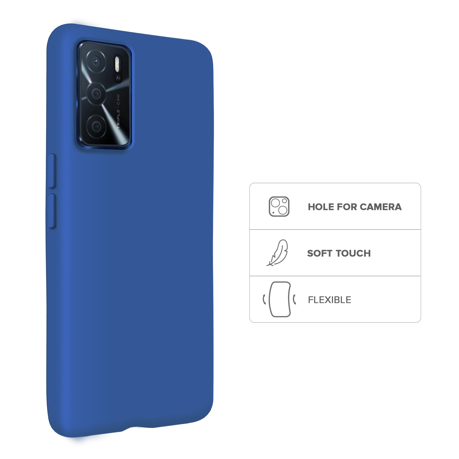 Custodia Rainbow per Oppo A16/A16s/A54 4G