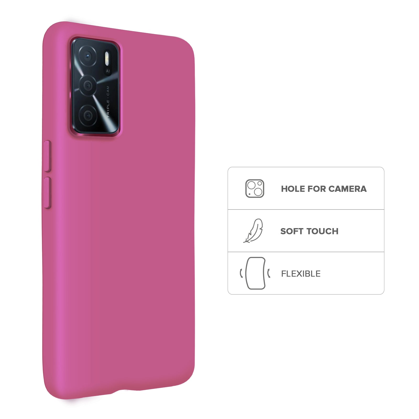 Custodia Rainbow per Oppo A16/A16s/A54 4G
