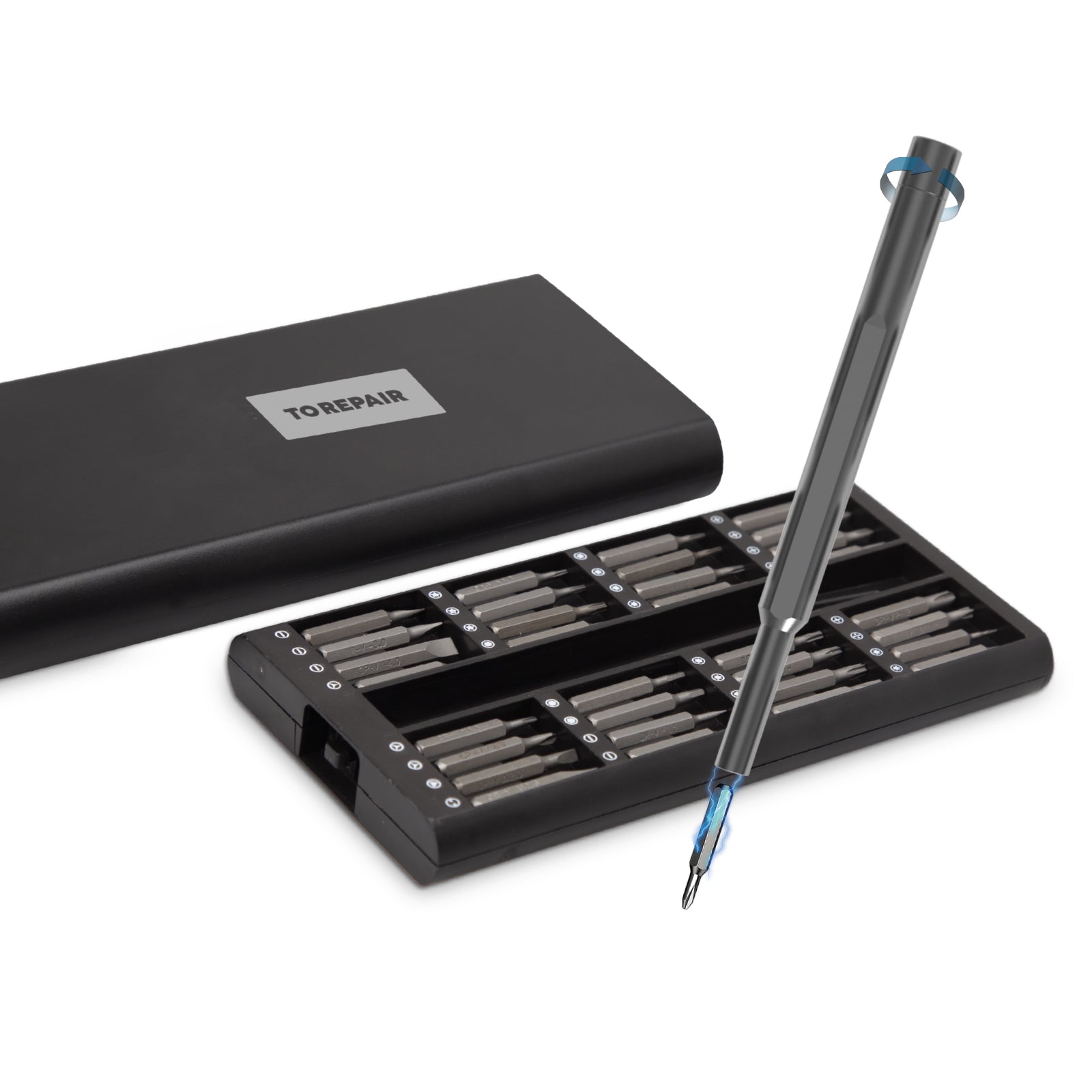 Set Cacciavite di precisione 33 in 1 con impugnatura in alluminio