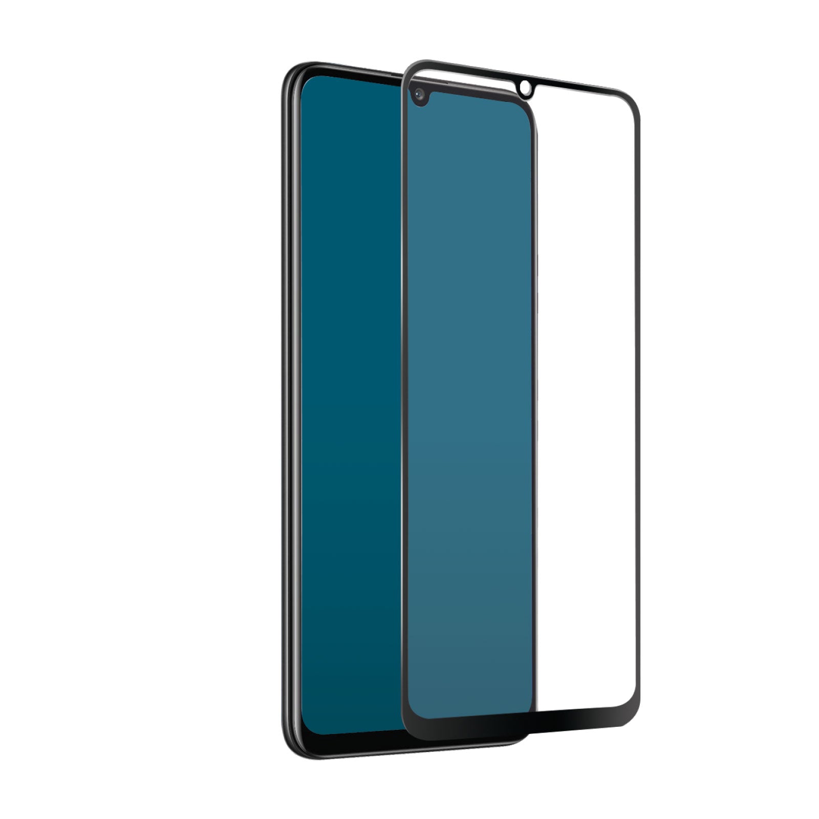 Glas Displayschutz Full Cover für Huawei Honor X7A