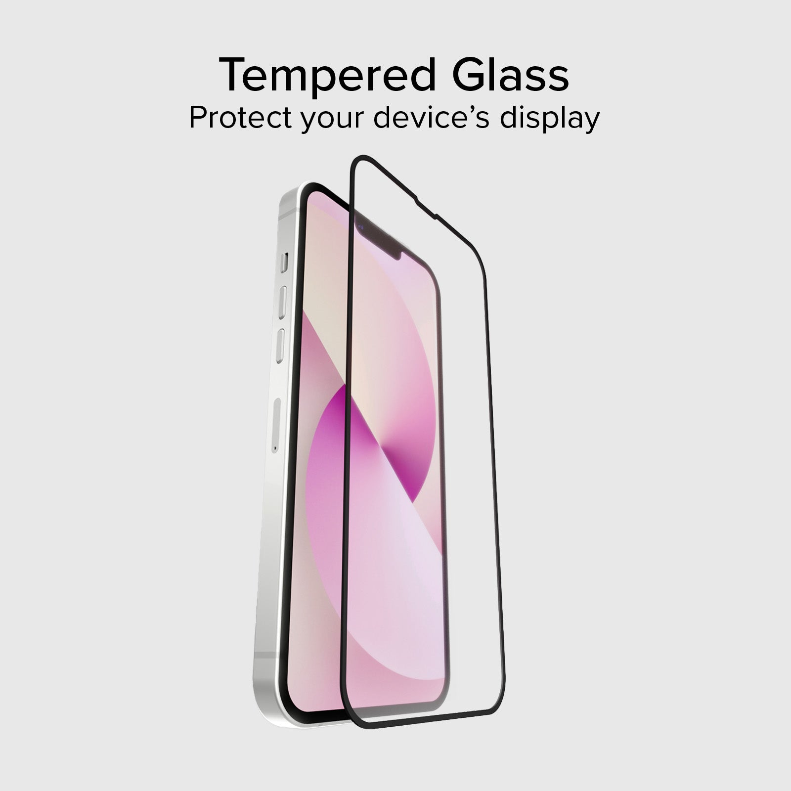 Vidrio protector de pantalla Full Cover para iPhone 17e/16e/14/13 Pro/13