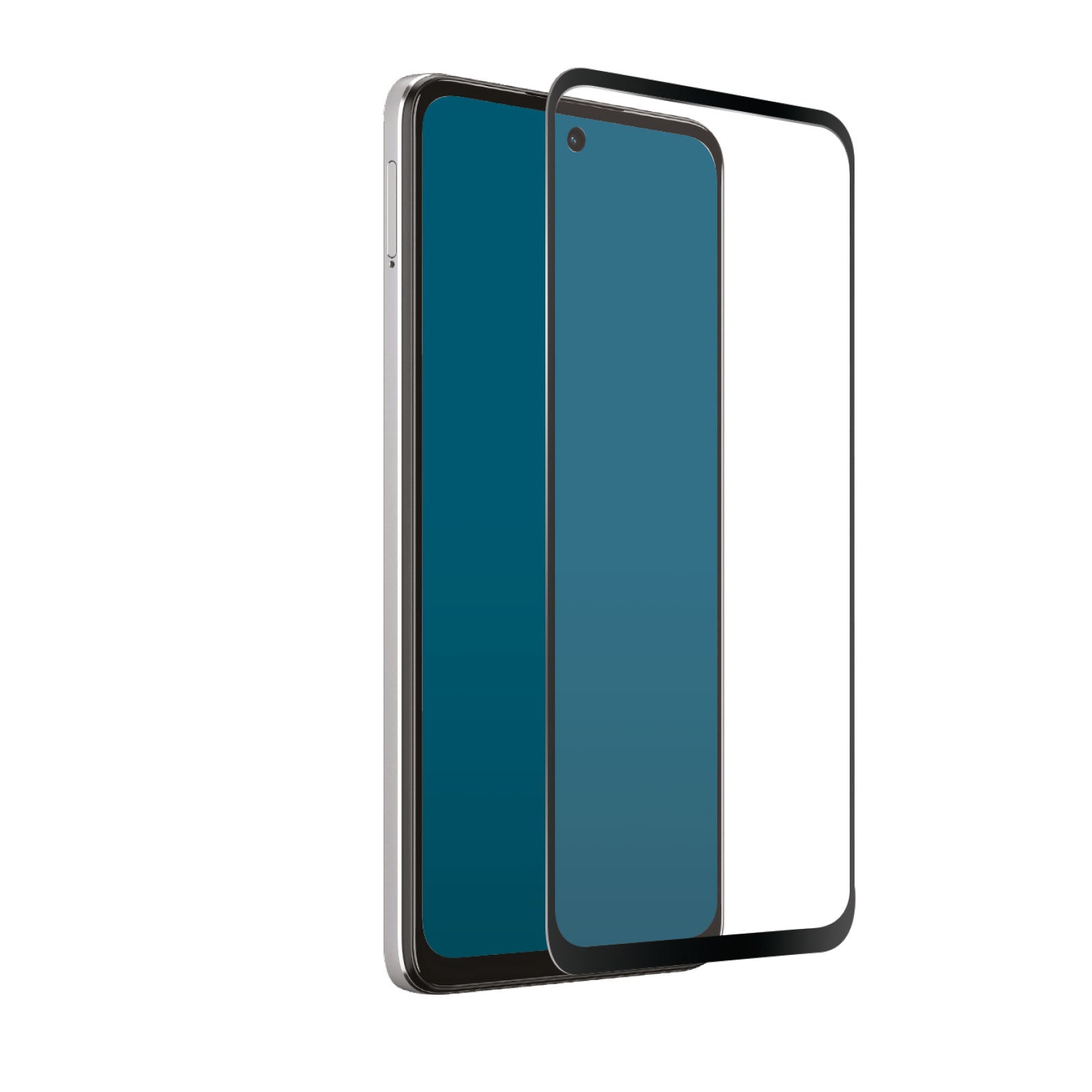 Glas Displayschutz Full Cover für Motorola Moto G23
