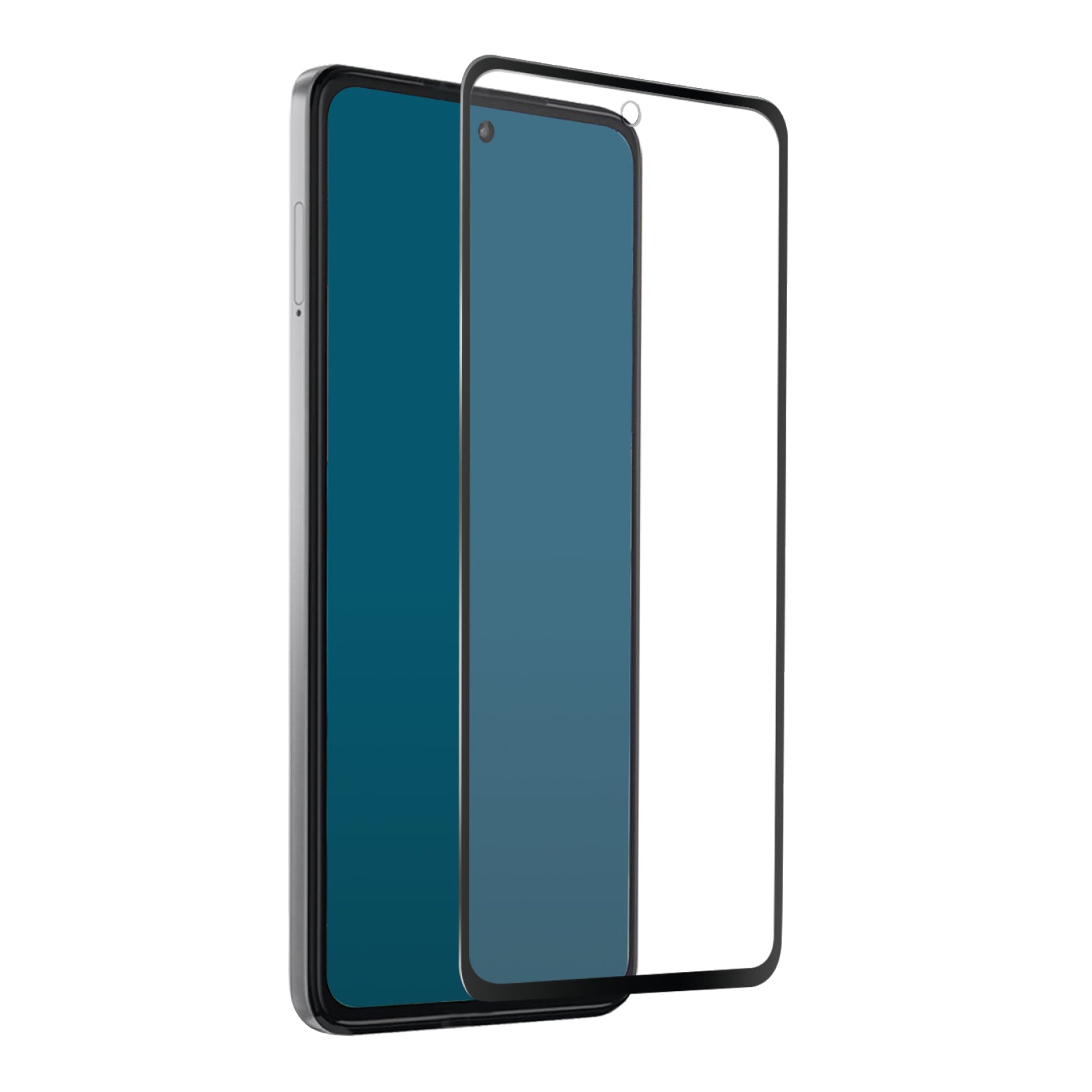 Glas Displayschutz Full Cover für Motorola Moto G42