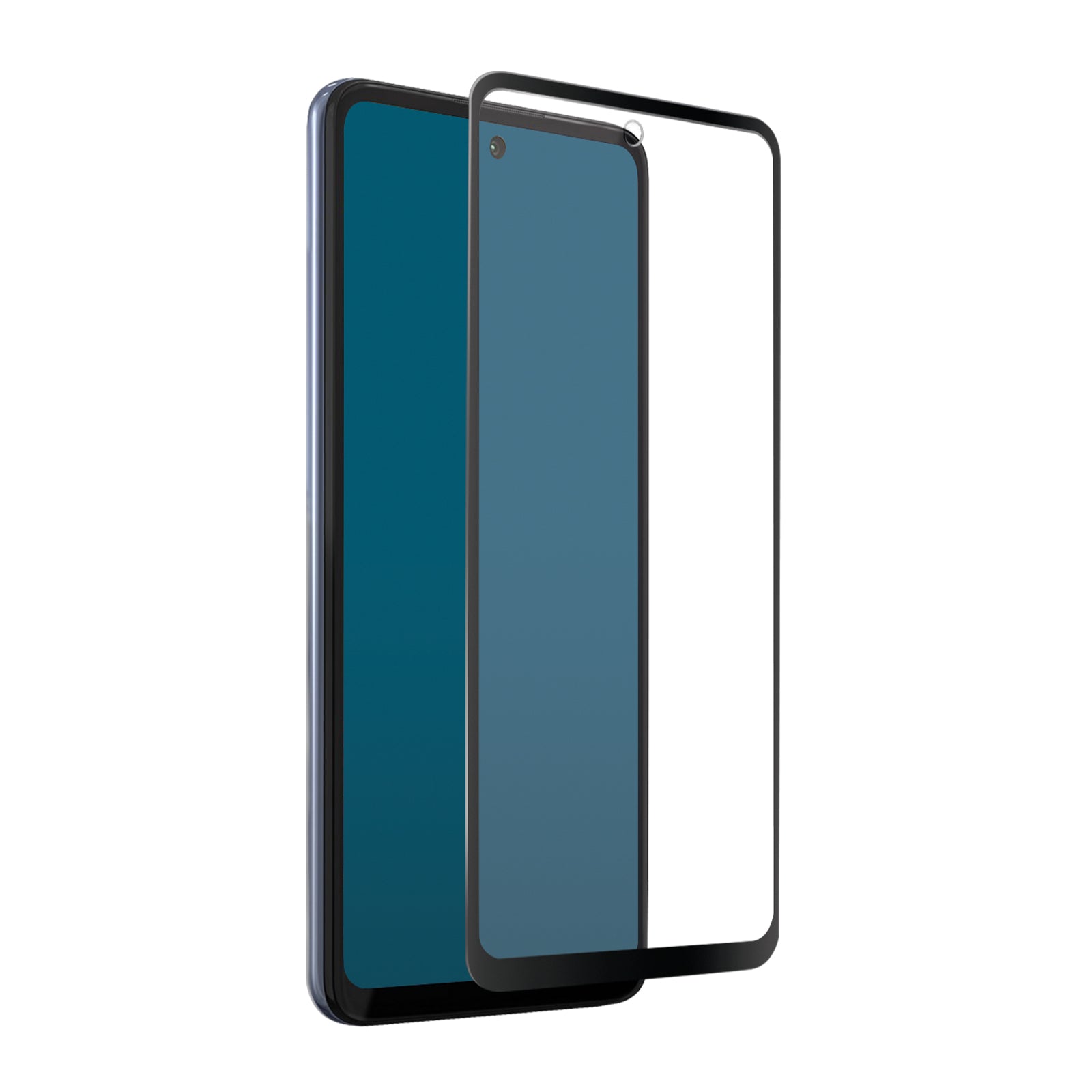 Glas Displayschutz Full Cover für Motorola Moto G60/G60s/G51