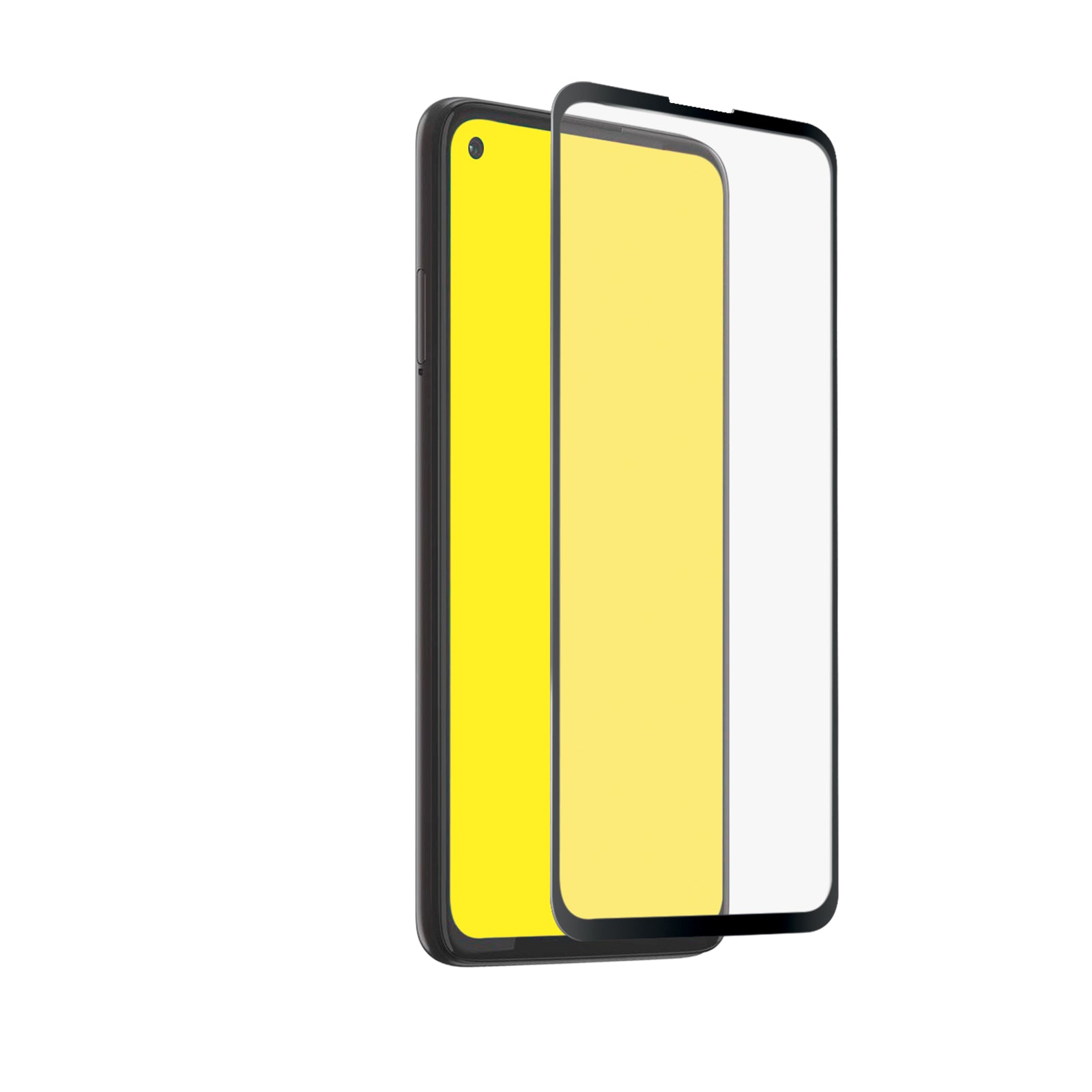 Glas Displayschutz Full Cover für Motorola Moto G8 Power