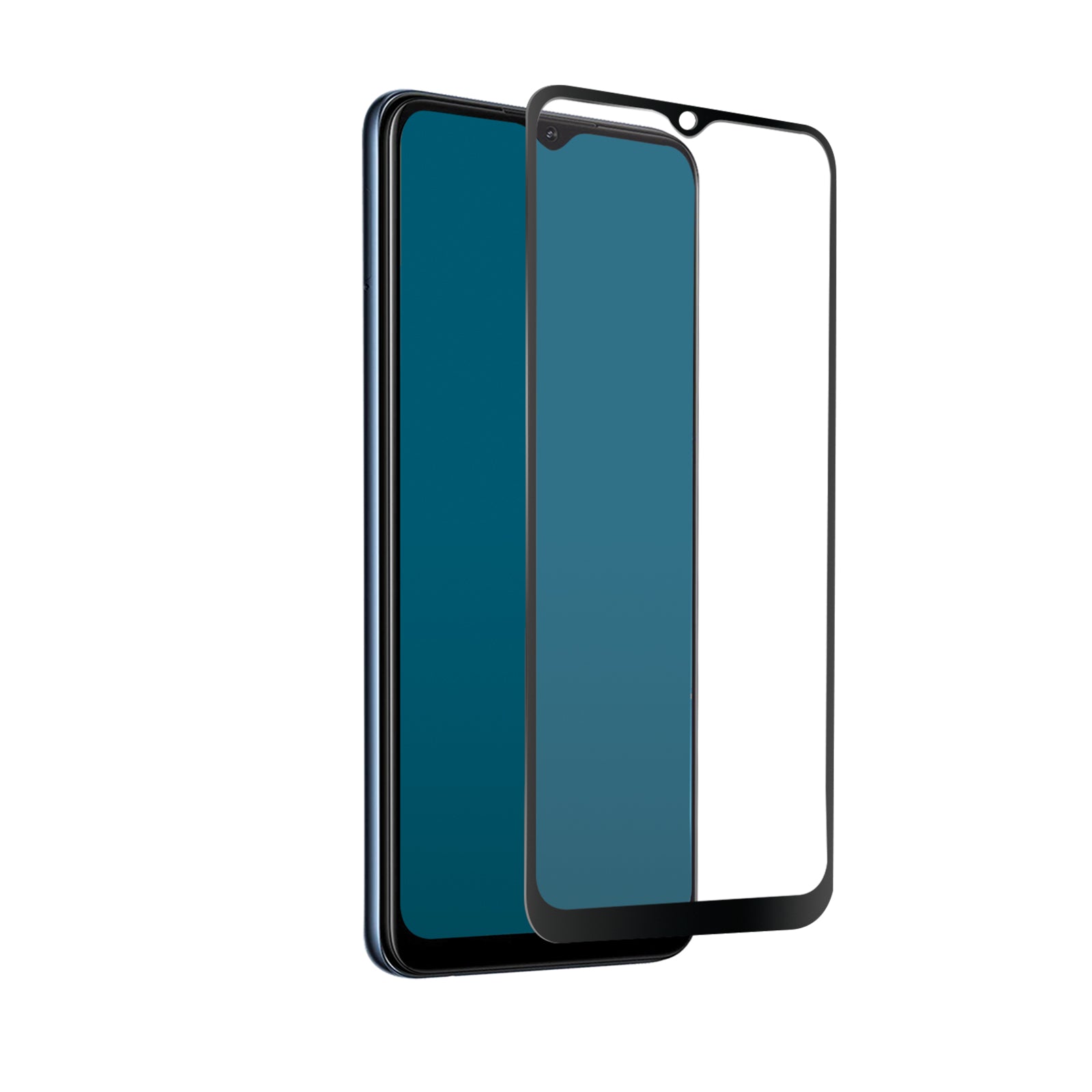 Glas Displayschutz Full Cover für Oppo A16/A16s/A18/A54s 4G/A54s 4G/A56 5G/A57/A57s 4G/A77 5G