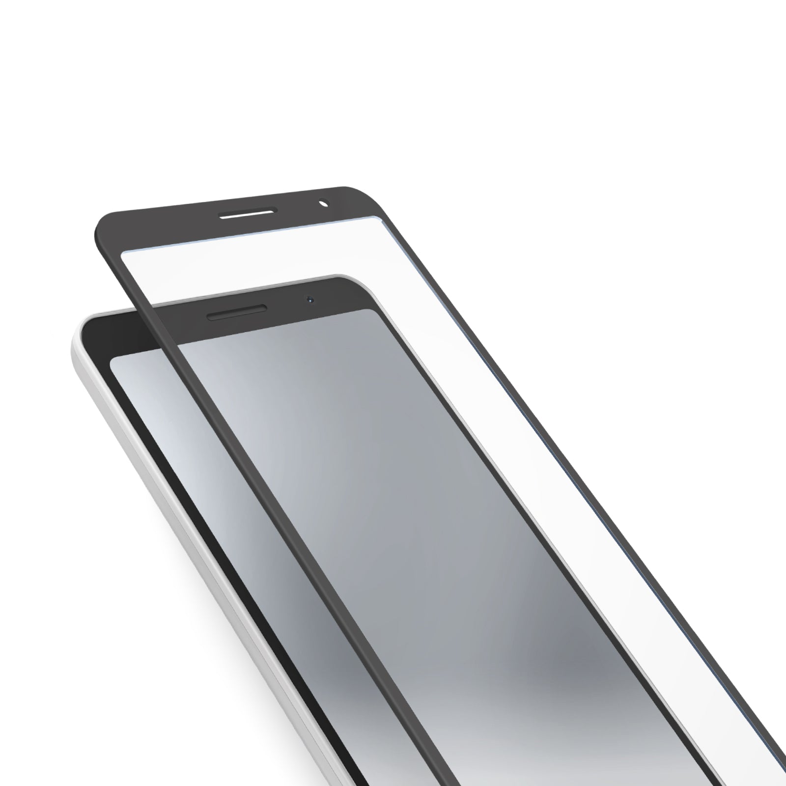 Glas-Bildschirmschutzfolie Full Cover für TCL 501