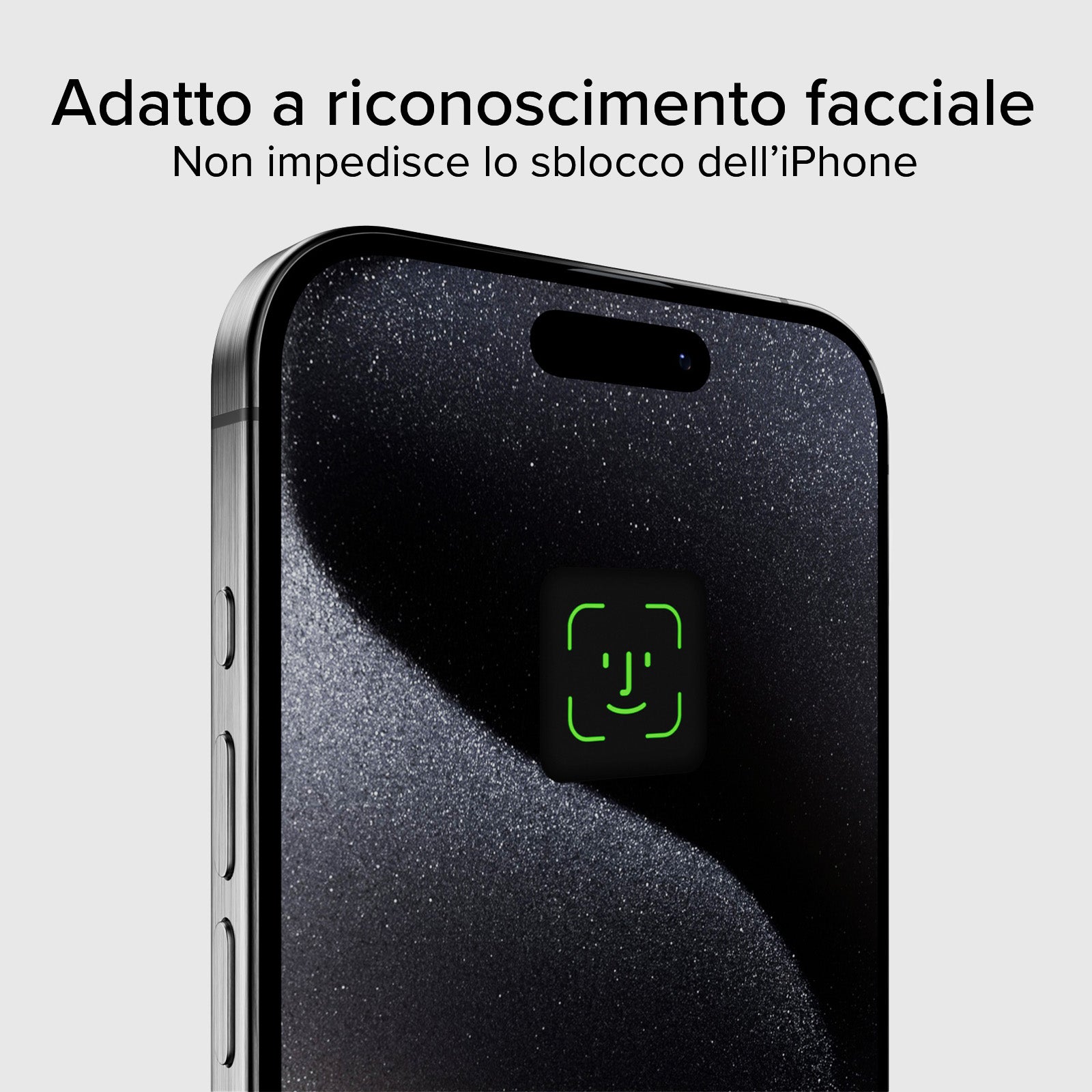 Glass screen protector per iPhone 15 Pro