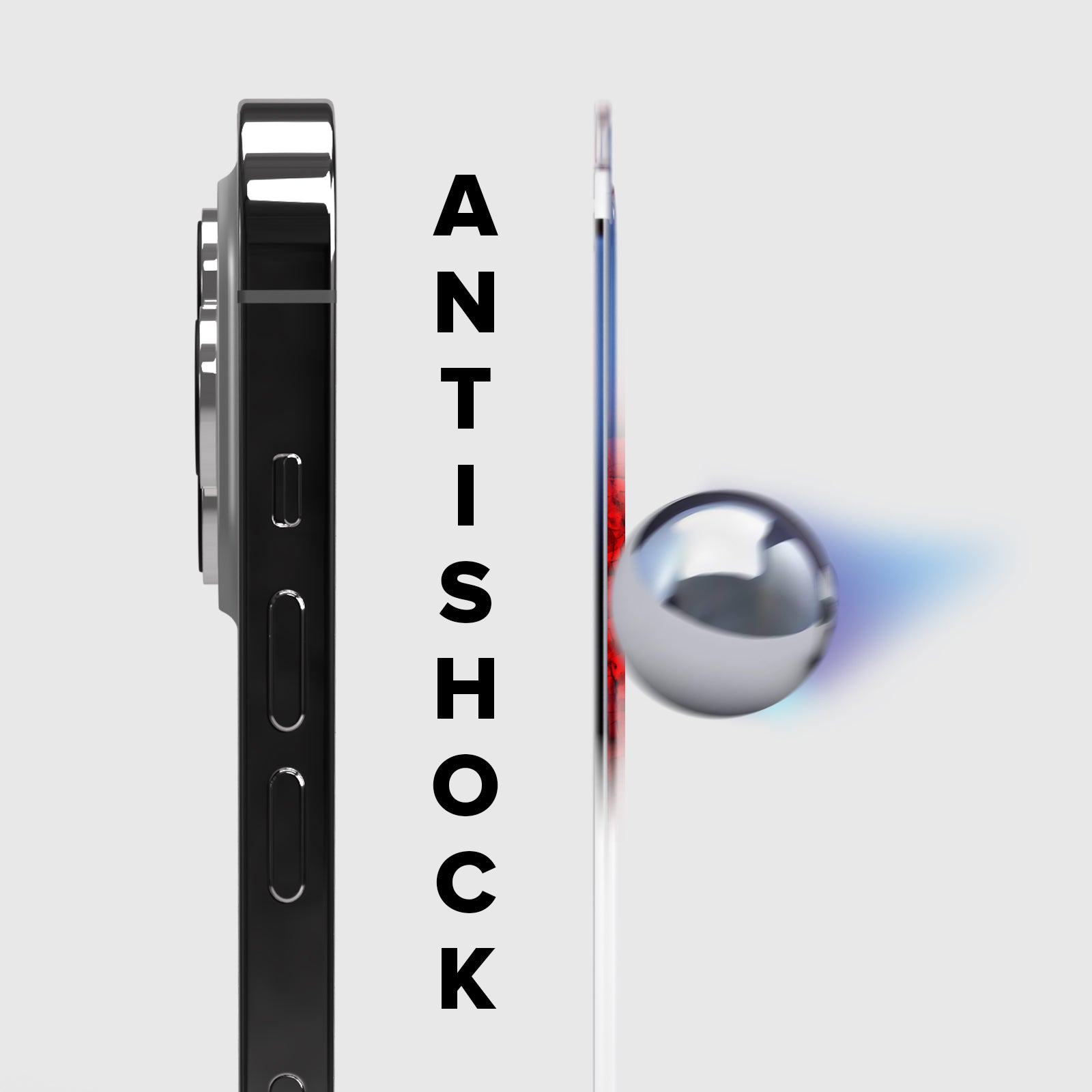 Vetrino eco-sostenibile in materiali riciclati per iPhone 15 Pro Max