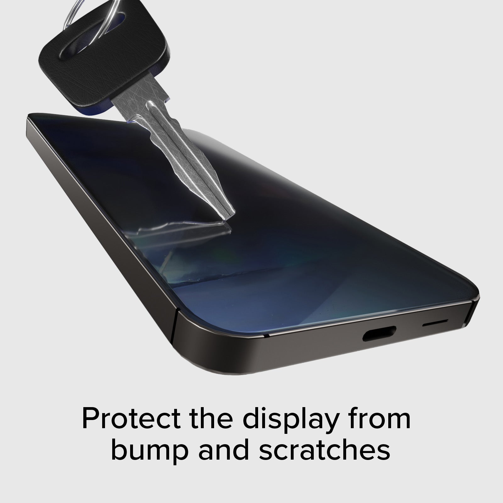Protection d'écran en verre Full Cover Privacy pour Samsung S24+