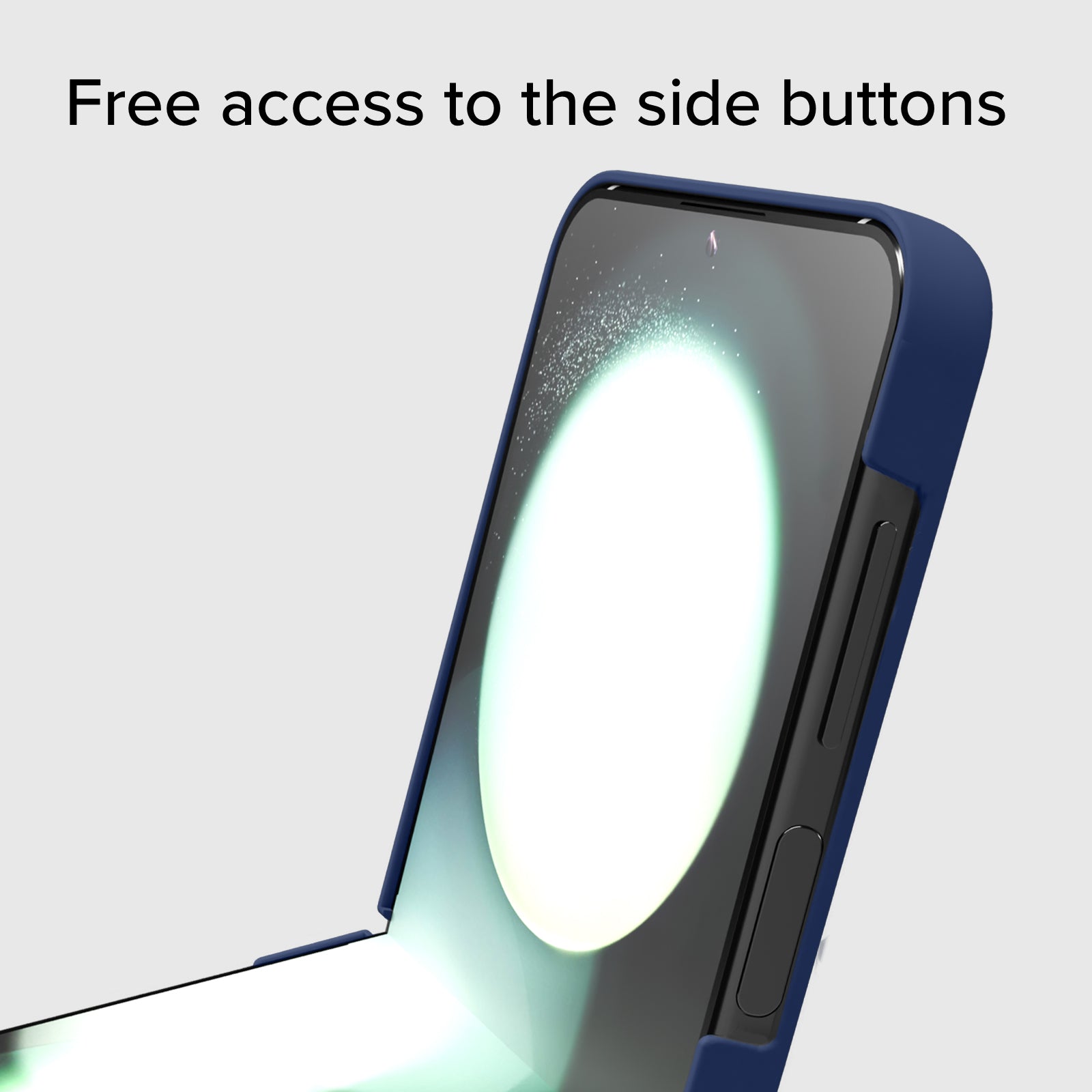 Silikon-Cover mit Innenseite aus Mikrofaser für Samsung Z Flip 5
