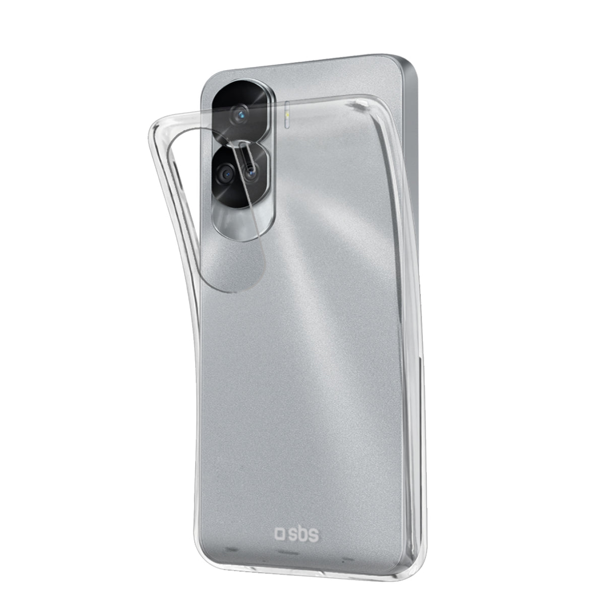 Housse étui Pour Honor 90 Lite - Simili-cuir Marron Avec Fermeture Bouton - 3 Compartiments Cartes