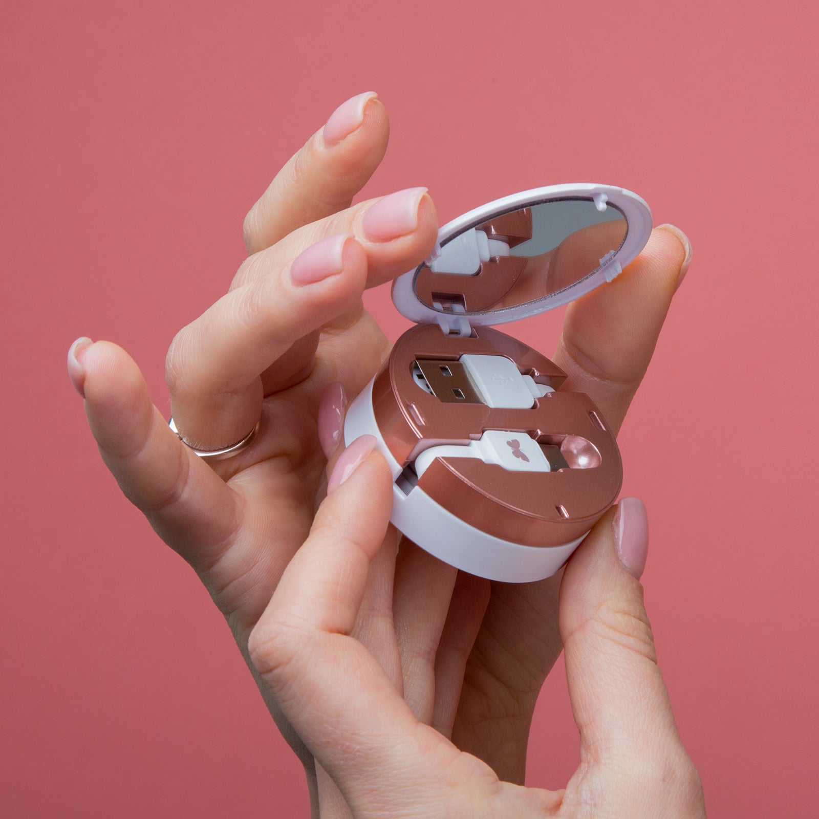 Câble données et charge Type C avec miroir
