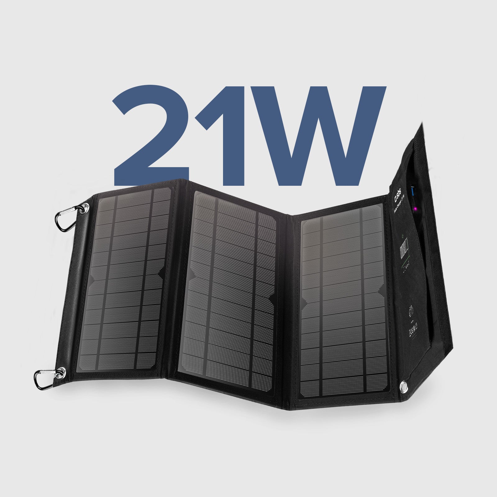 Chargeur solaire portatif 21 watts
