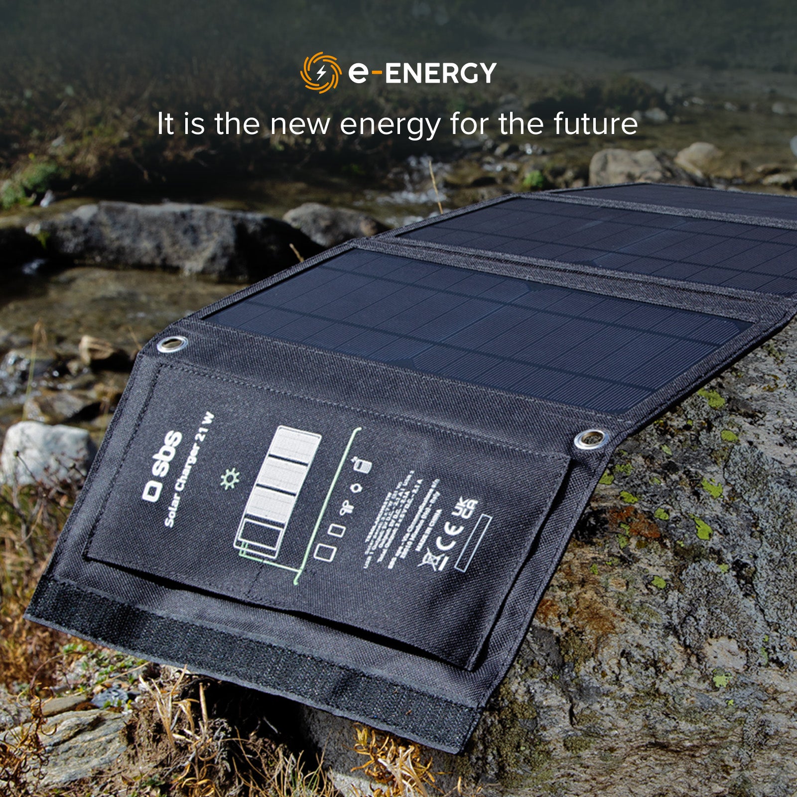 Chargeur solaire portatif 21 watts