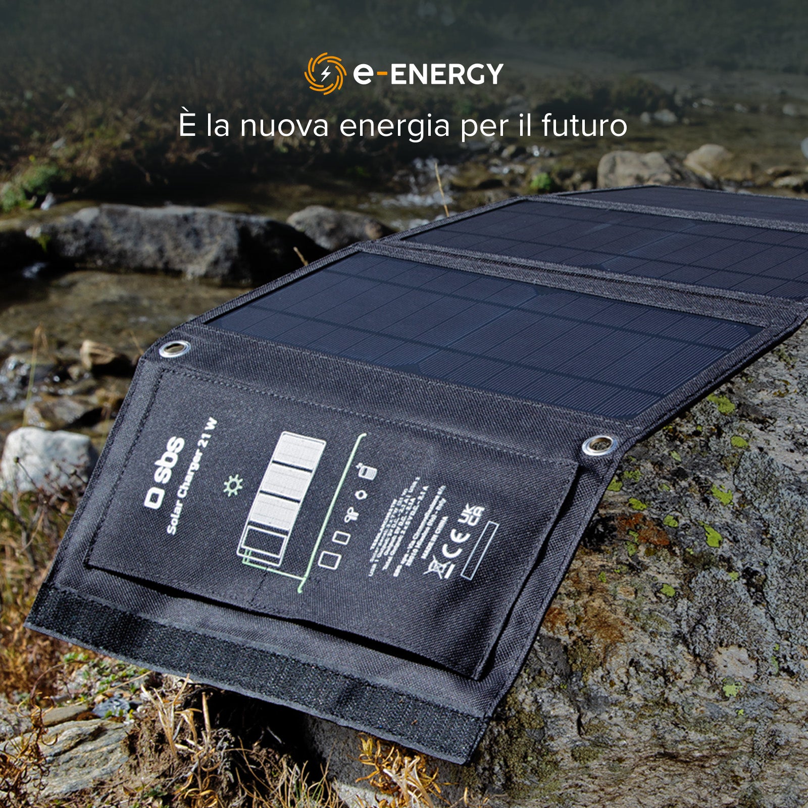 Chargeur solaire portatif 21 watts