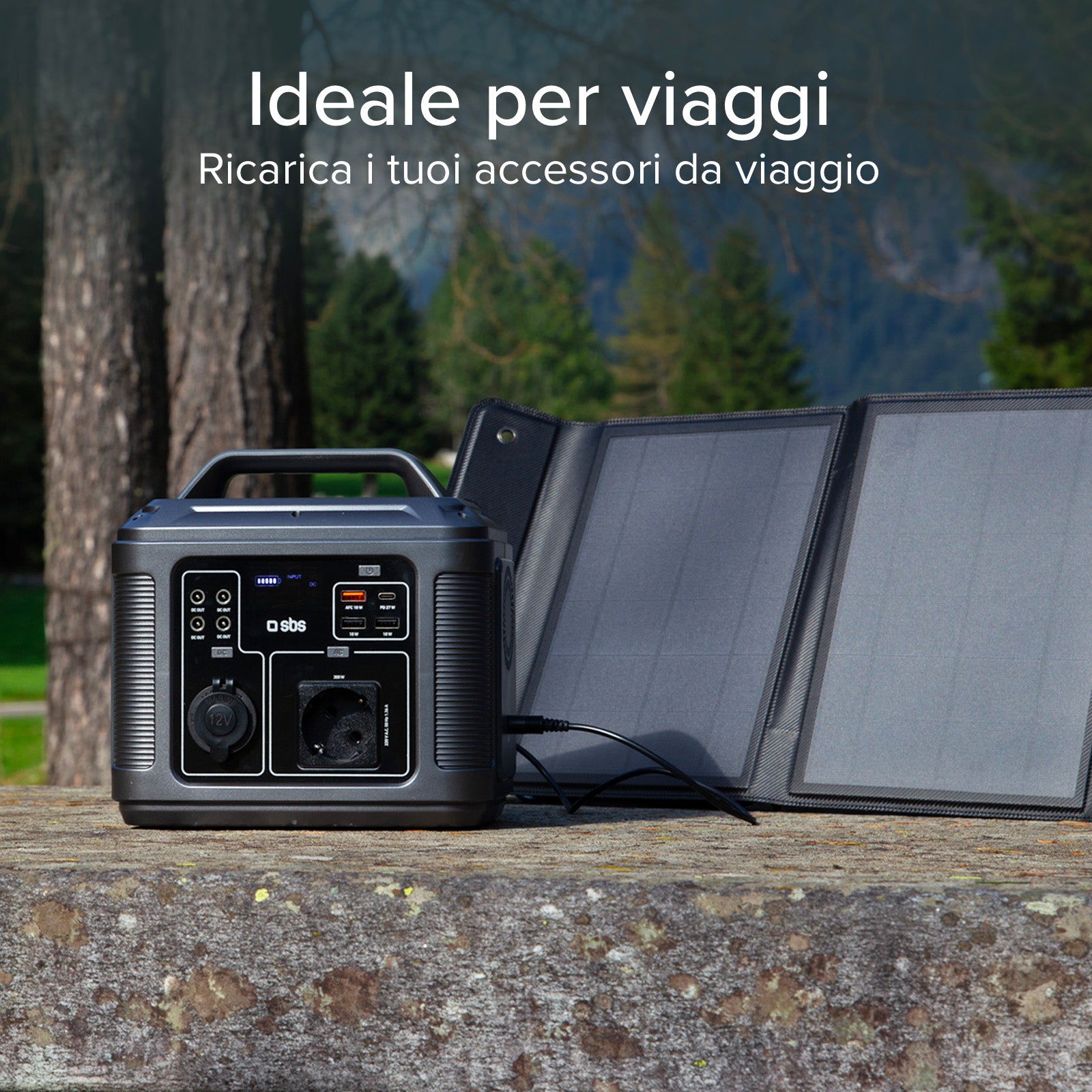 Pannello solare pieghevole da 30 Watt