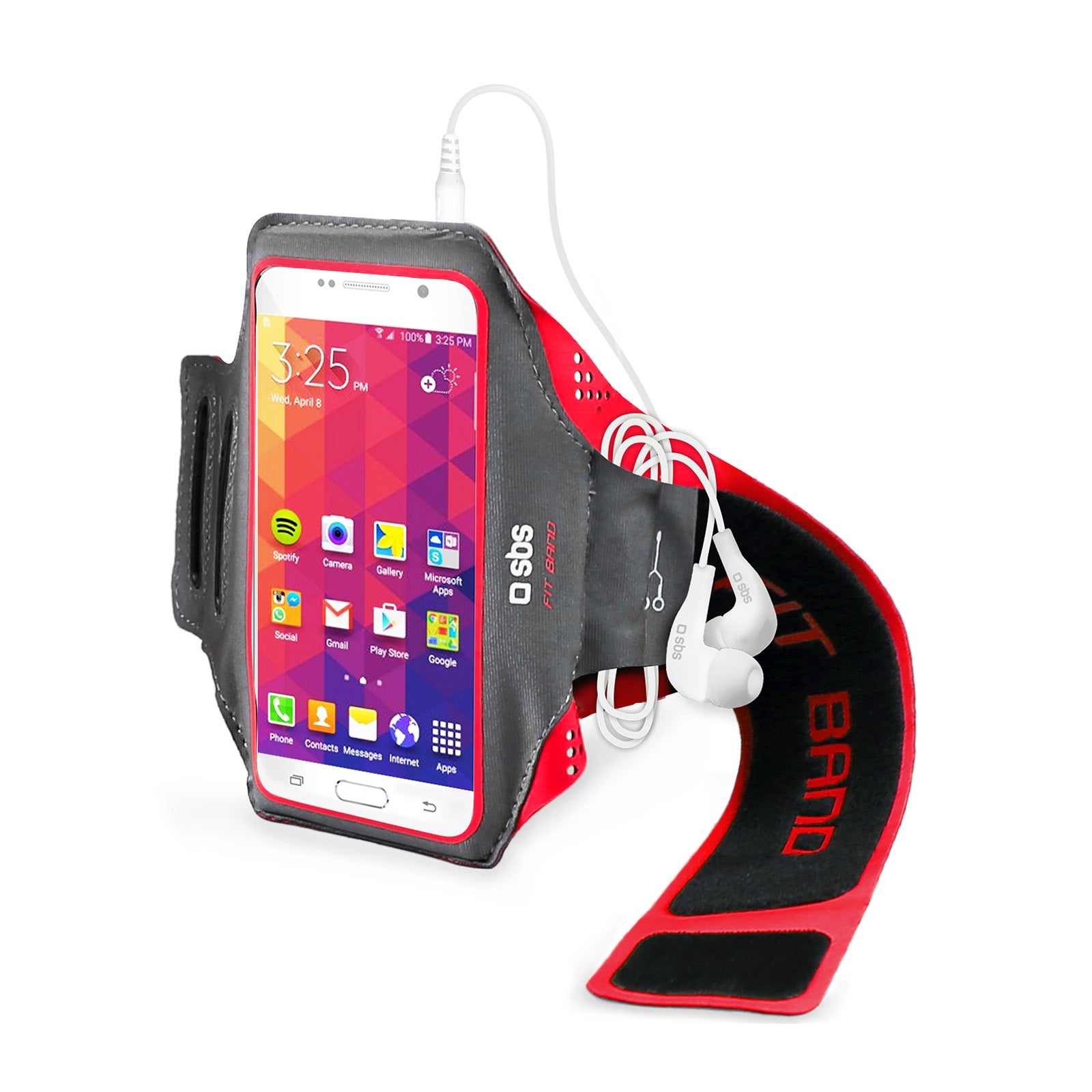 Sports armband case for smartphones up to 5"
