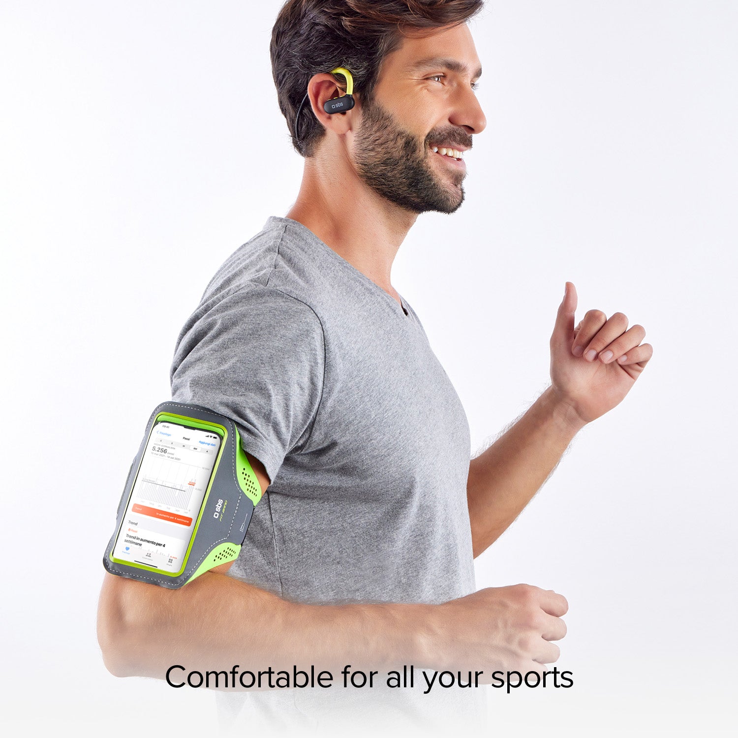 Sports armband case for smartphones up to 6.5"