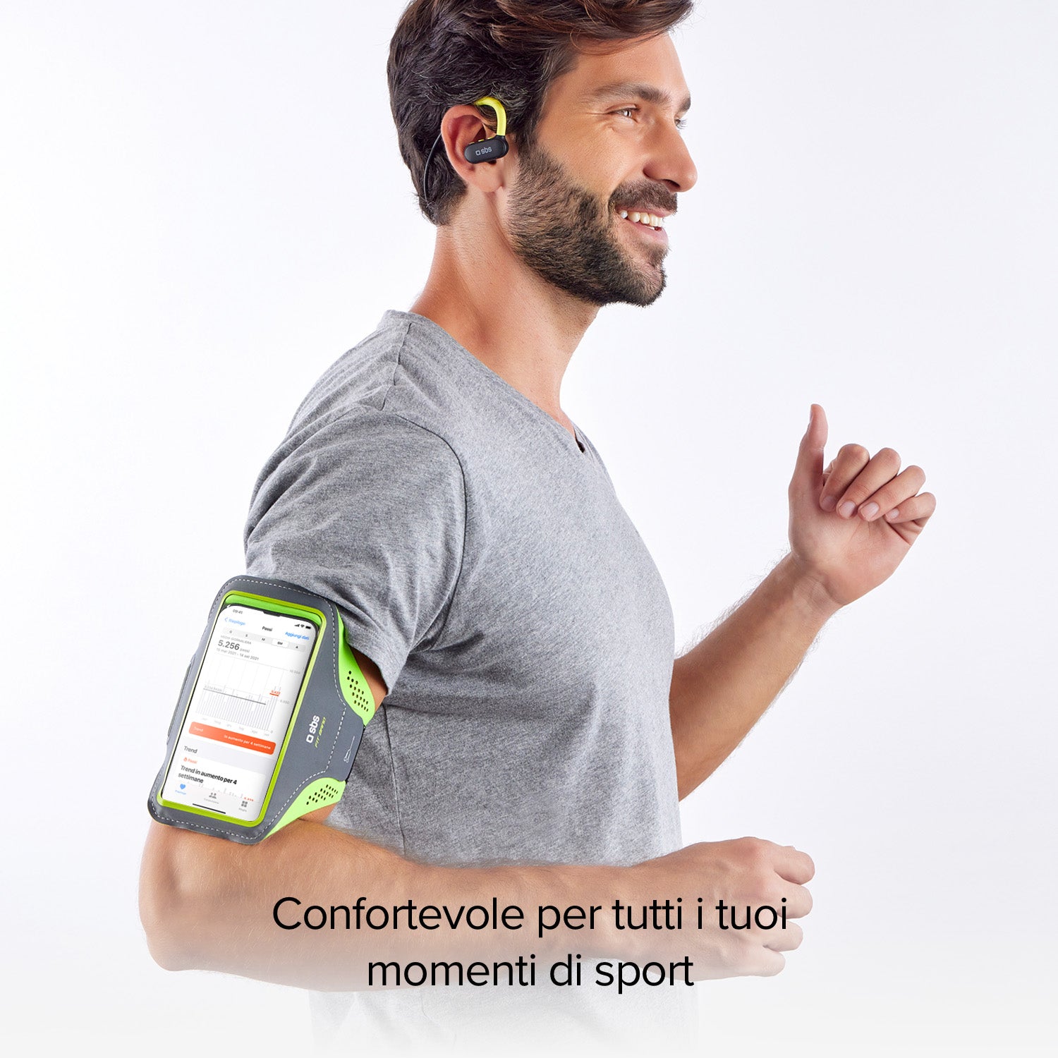 Sports armband case for smartphones up to 6.5"