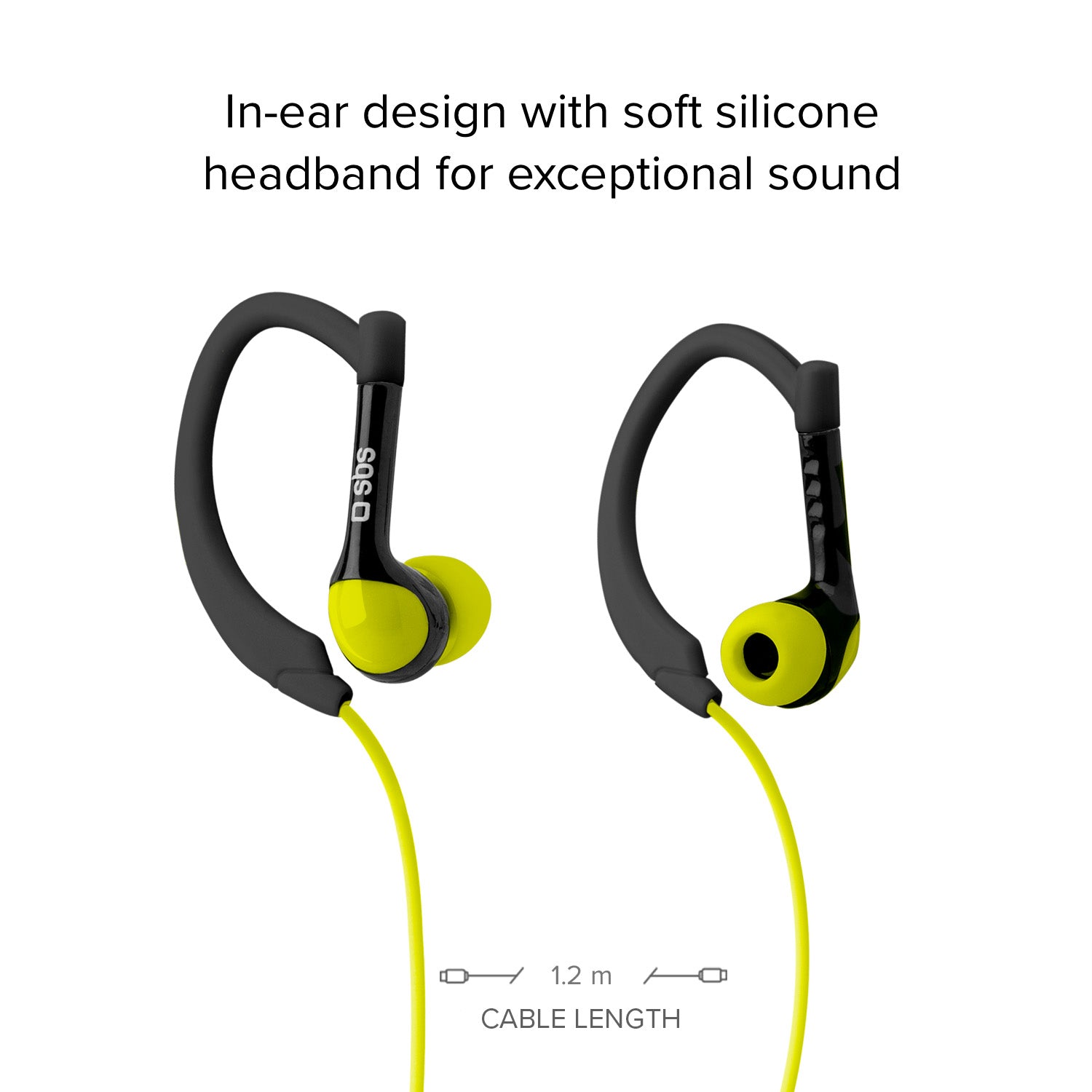 Auricolari Sport in-ear con archetto e filo stereo
