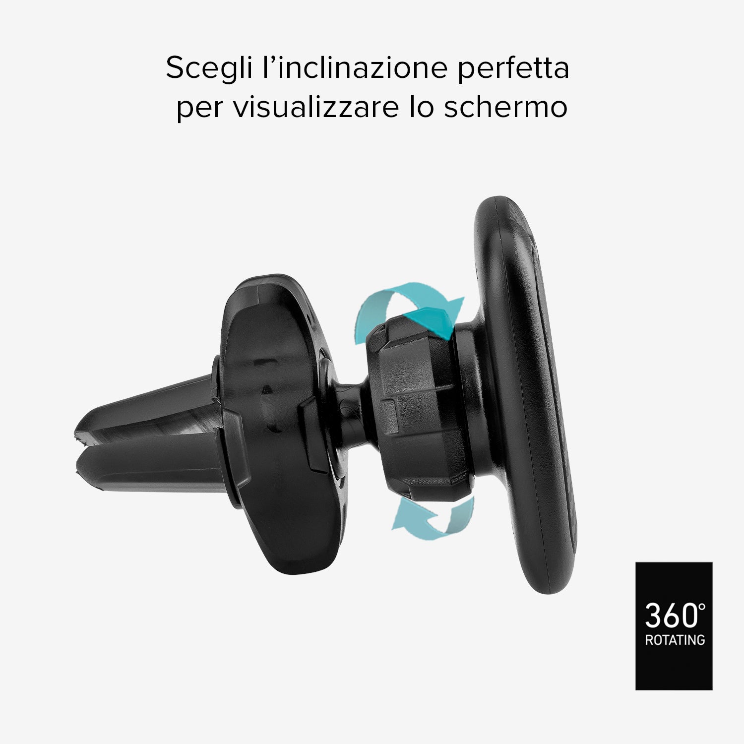 Support de voiture magnétique pour smartphone avec clip