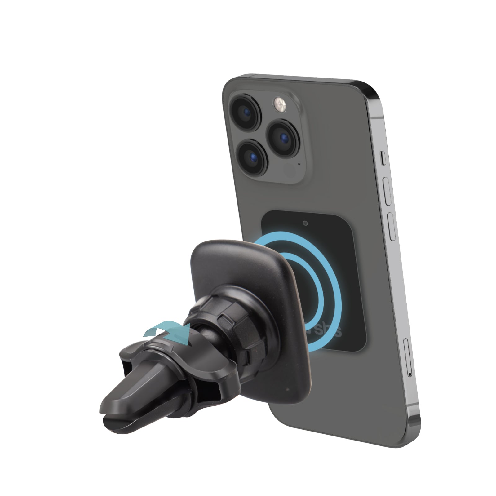 Nevada - Supporto auto magnetico per telefono con fissaggio a clip