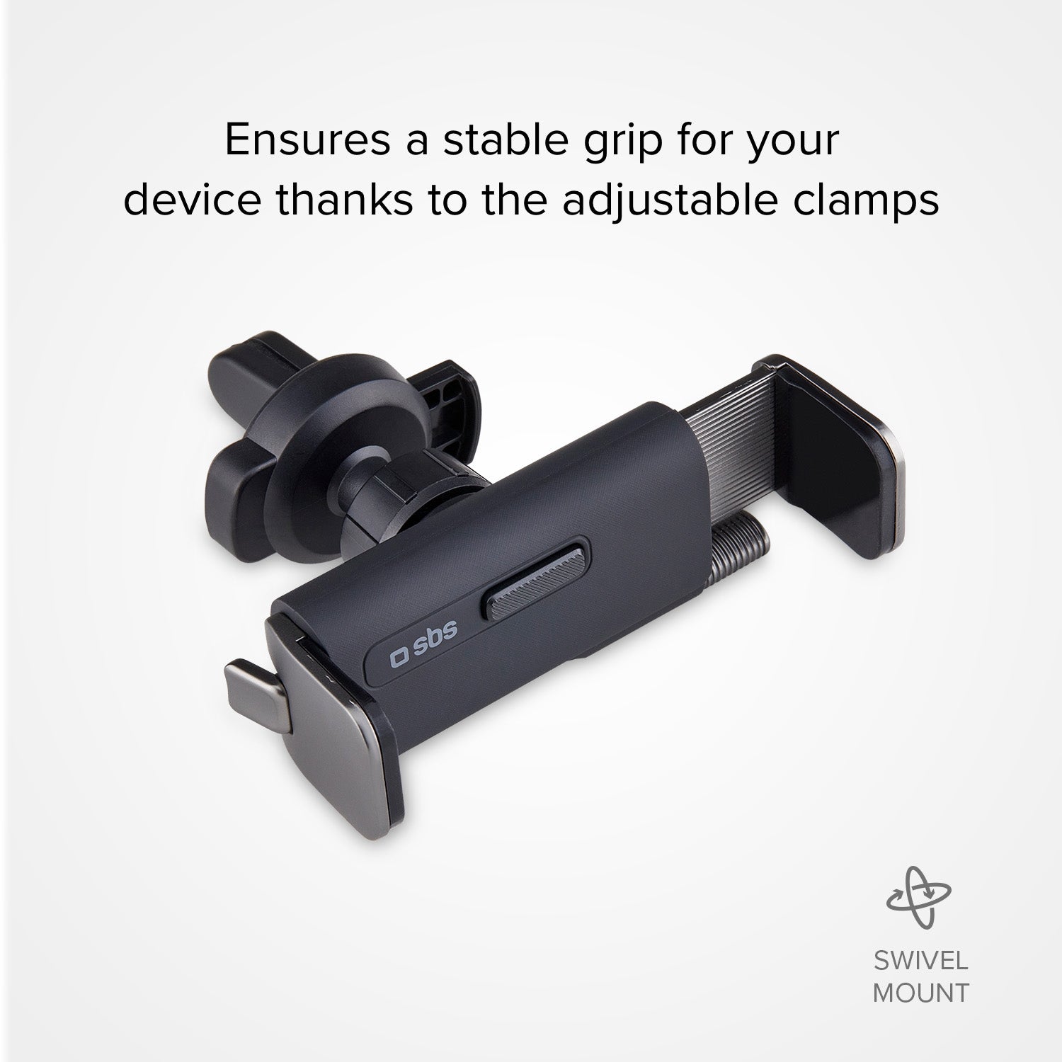 Support de voiture pour smartphone avec clip orientable