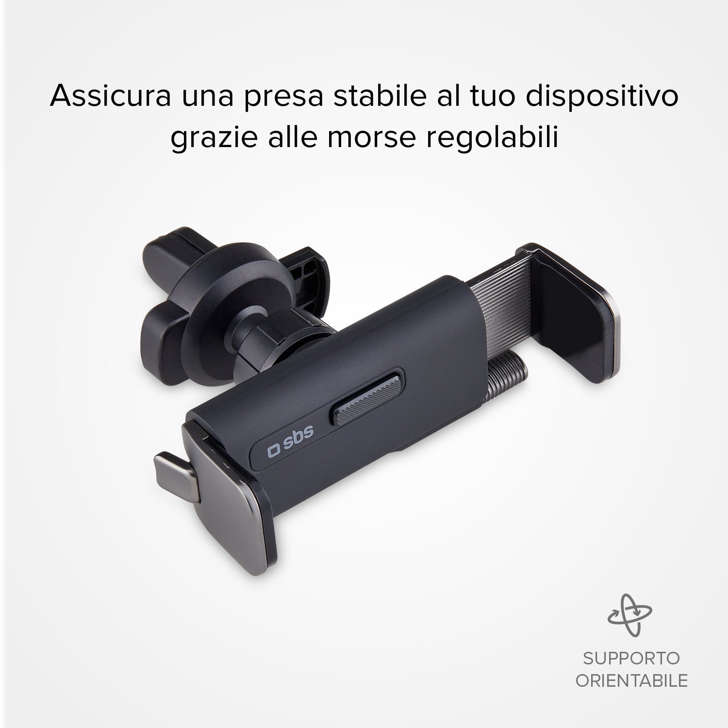 Support de voiture pour smartphone avec clip orientable