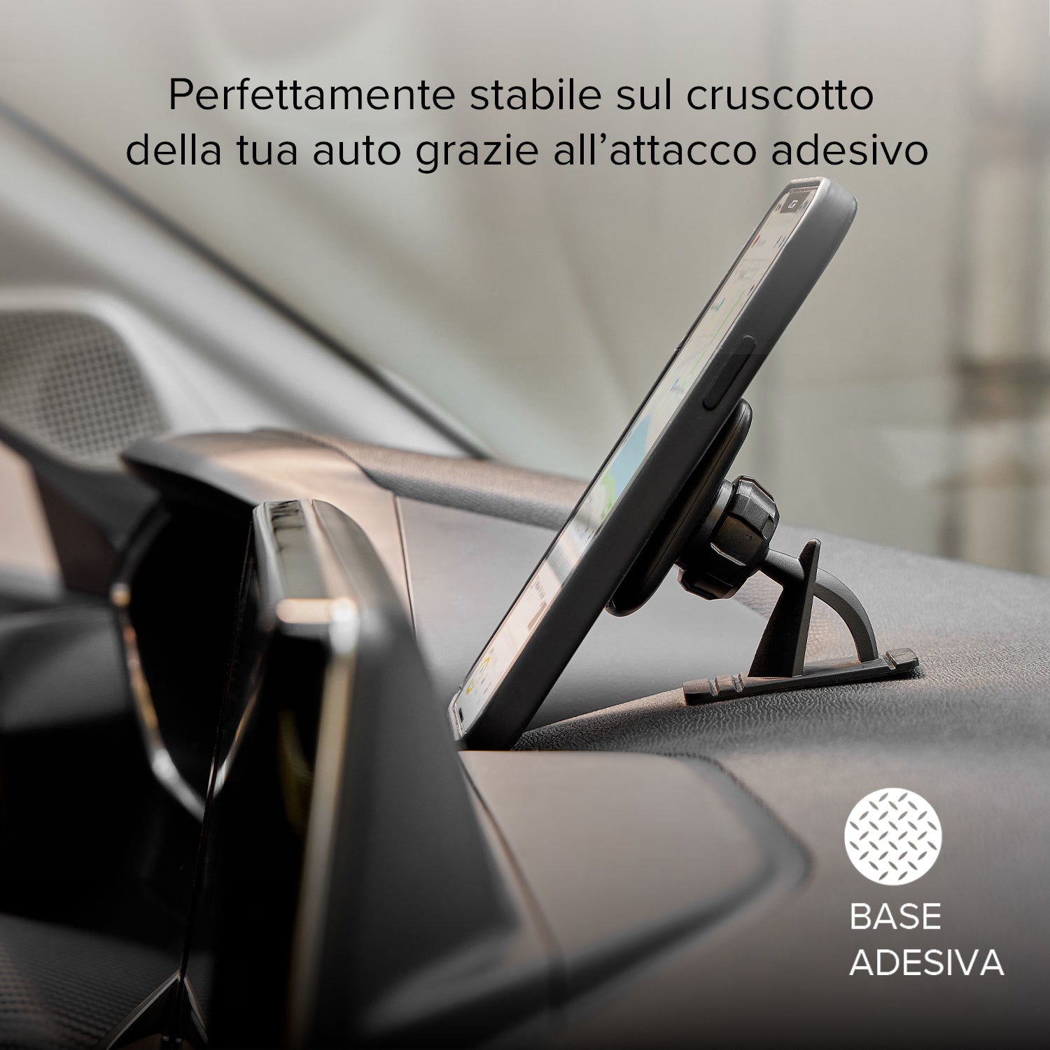 Colorado - Supporto auto magnetico per telefono con base adesiva