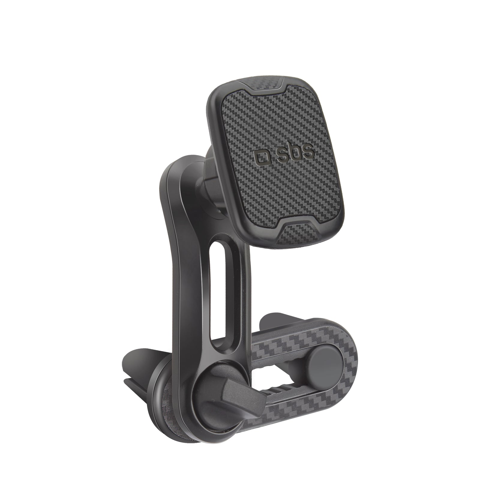 Support magnétique avec double clip pour grille d'air