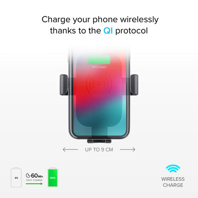 Support auto sans fil Gravity avec recharge rapide