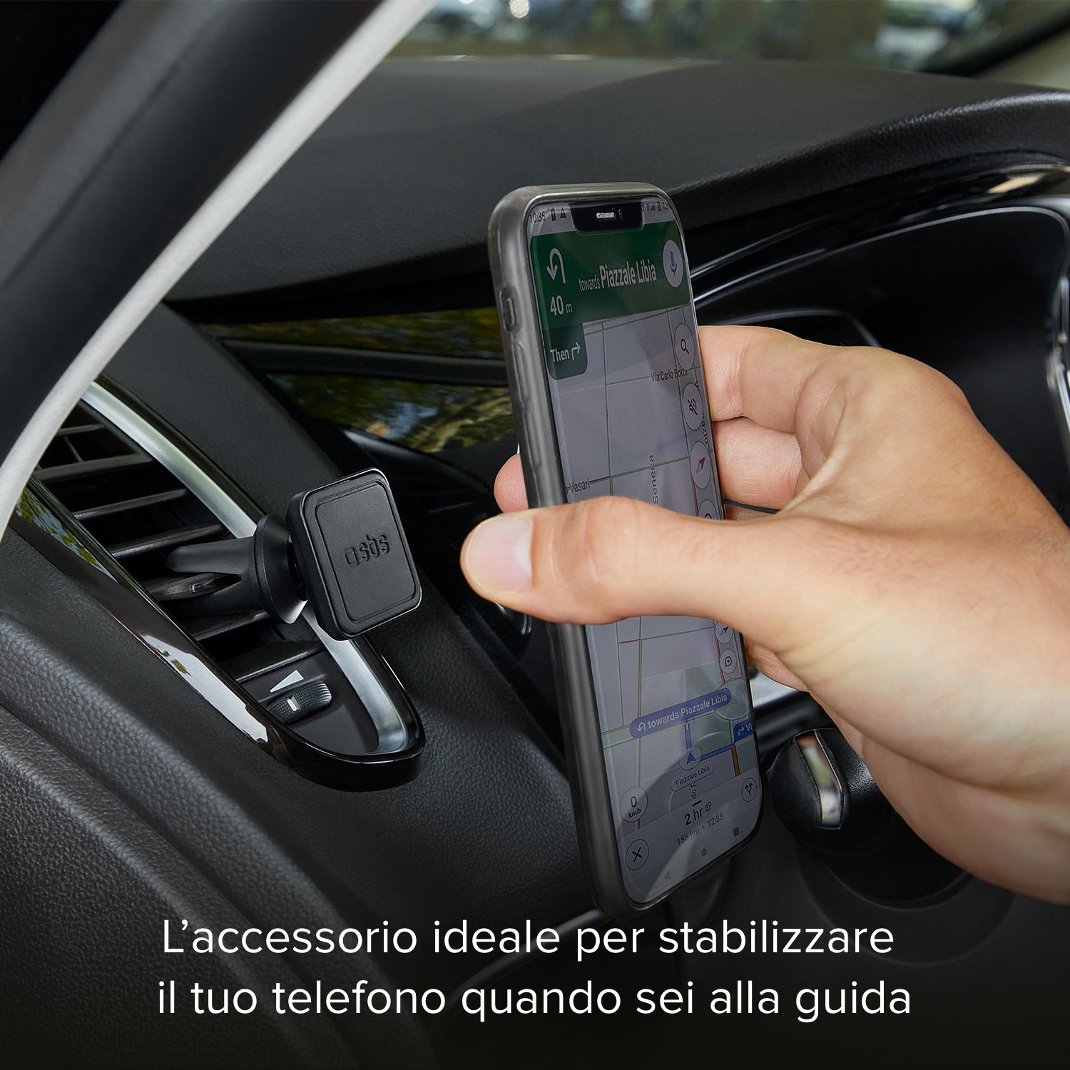 Support carré magnétique pour voiture