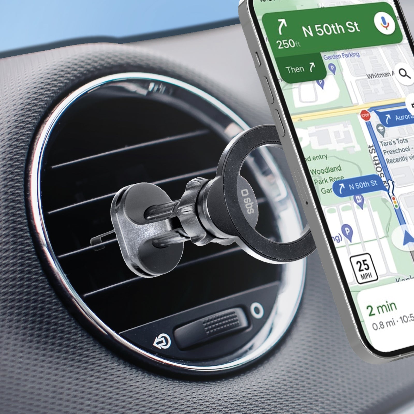 Support de voiture magnétiquecompatible avec Magsafe
