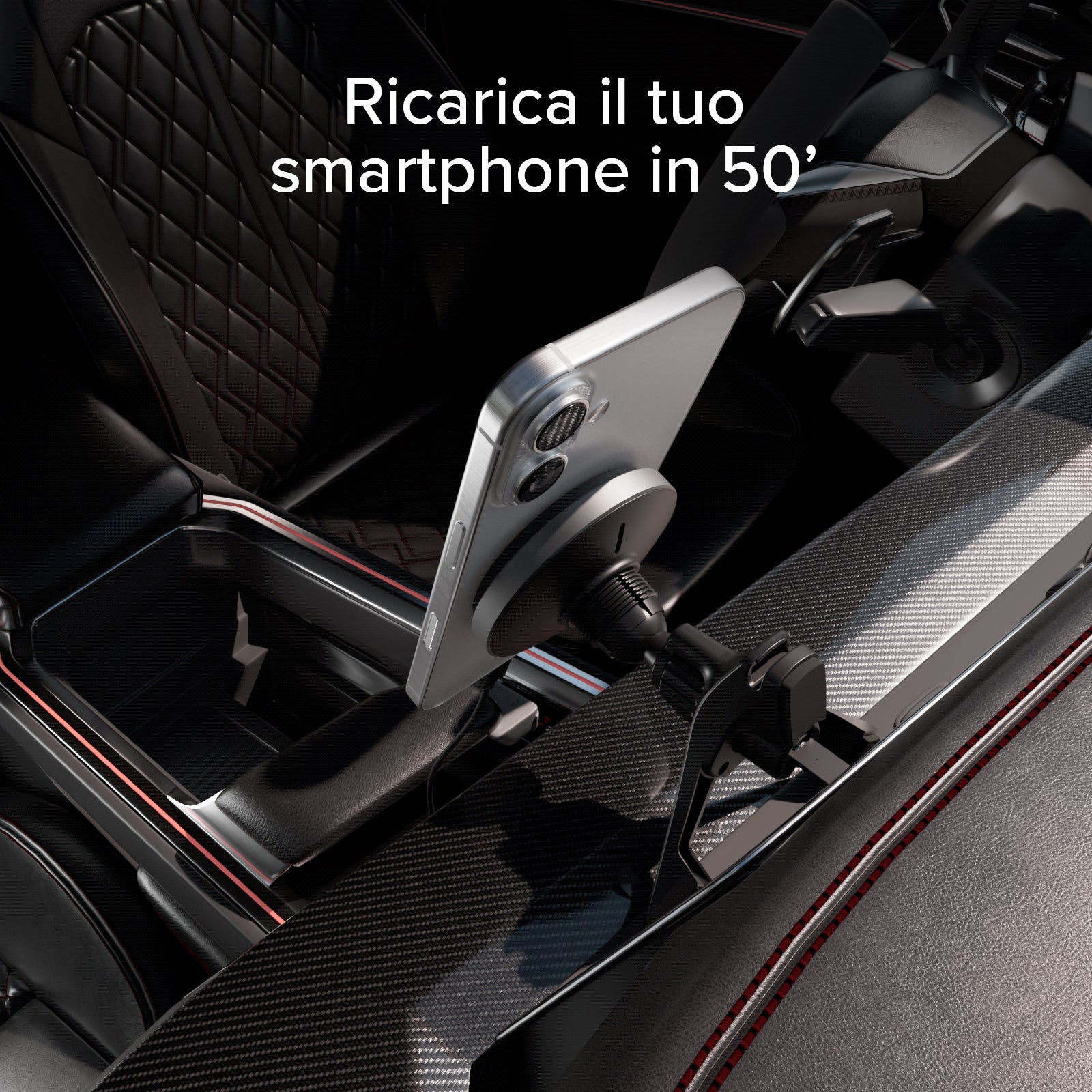 Magnetische Halterung für die Lüftungsöffnung, kompatibel mit der MagSafe-Aufladung