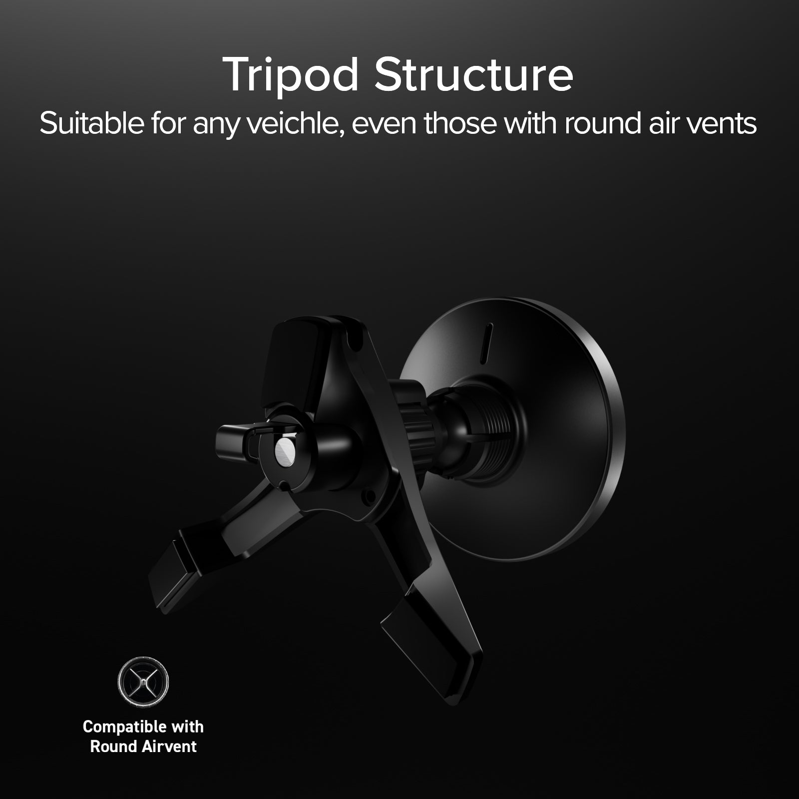 Magnetische Halterung für die Lüftungsöffnung, kompatibel mit der MagSafe-Aufladung