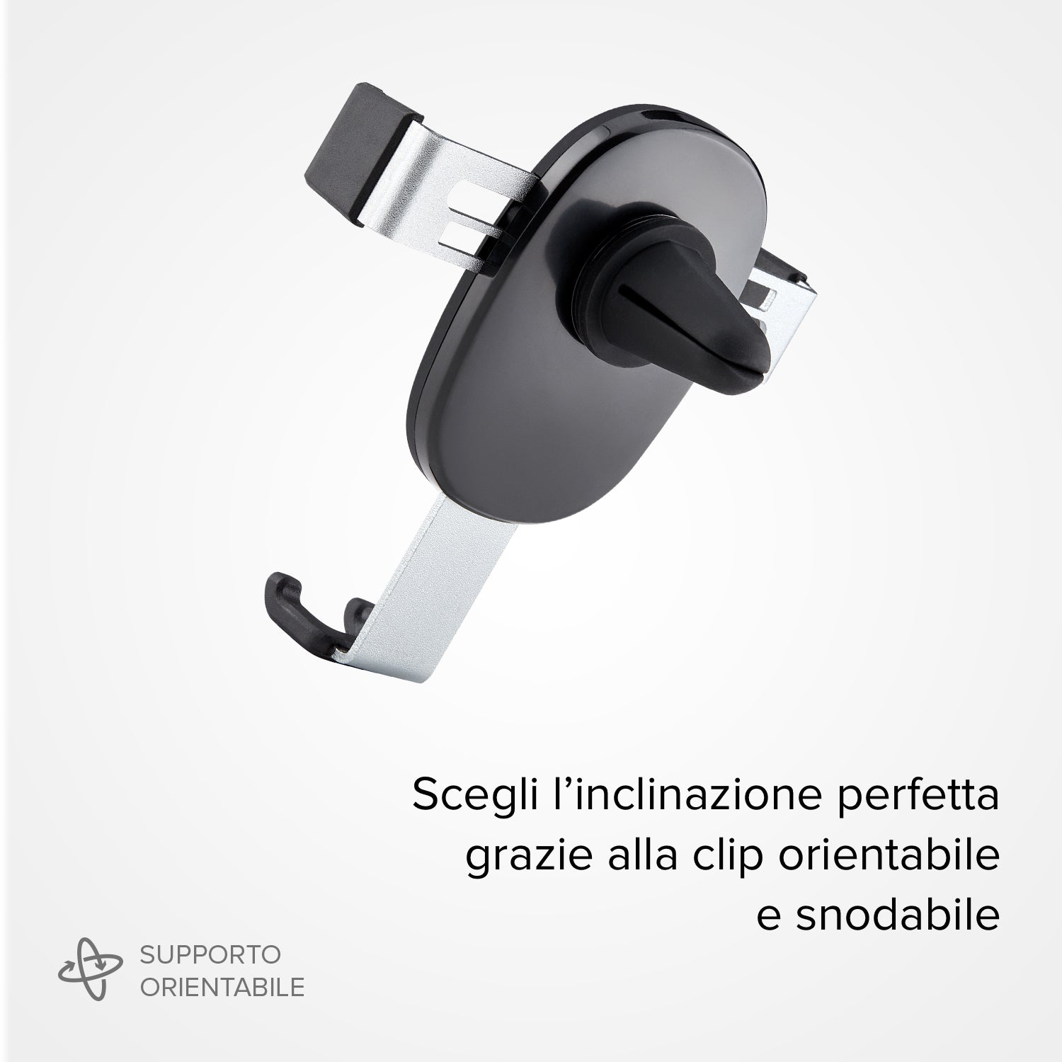 Support pour voiture Gravity avec clip pour grille d'aération