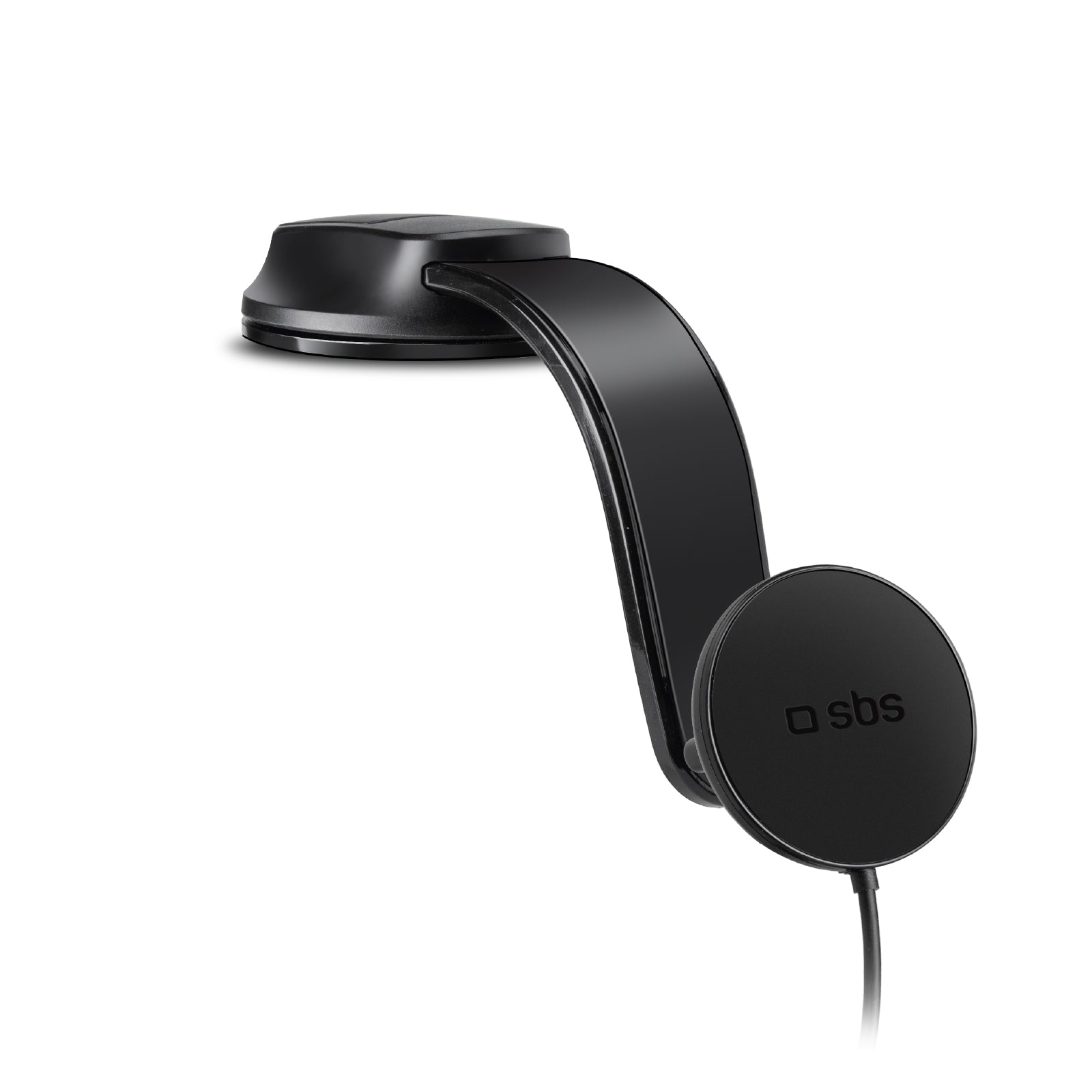 Support de voiture pour smartphone avec ventouse et recharge sans fil