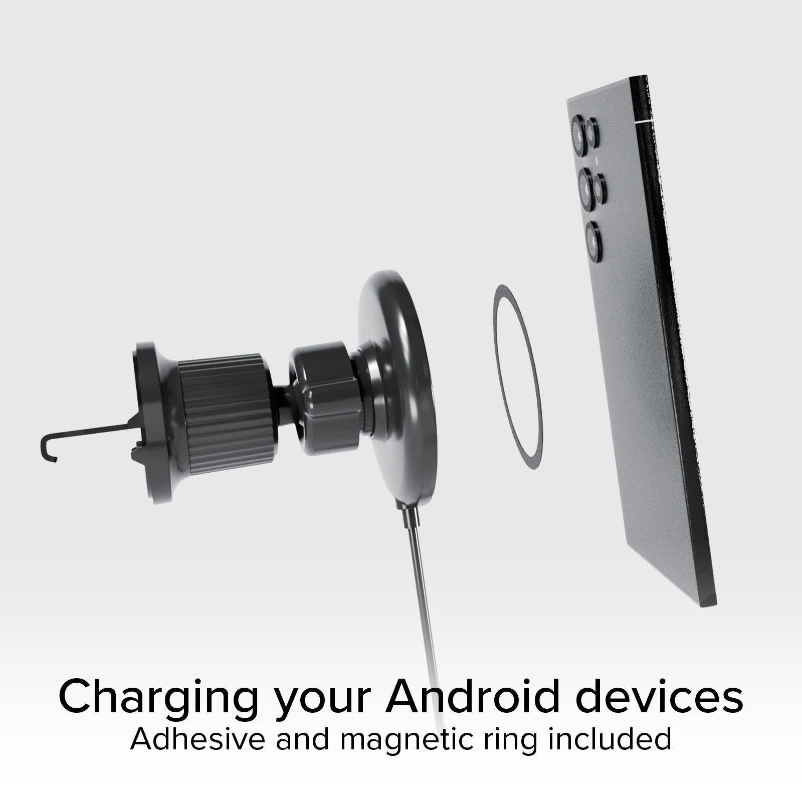 Support voiture pour smartphones et iPhone, compatible avec MagSafe