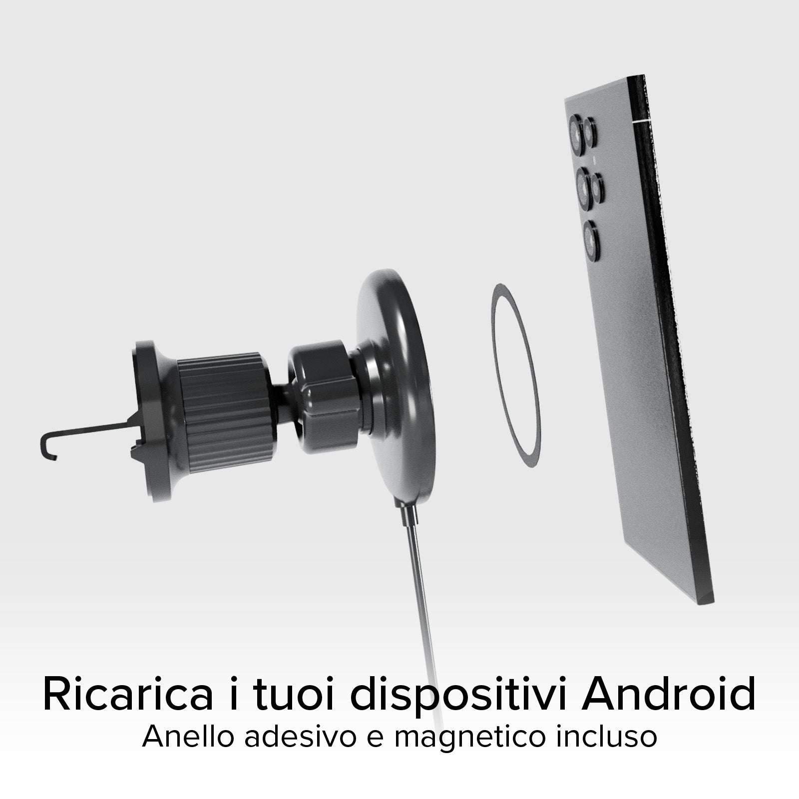 Support voiture pour smartphones et iPhone, compatible avec MagSafe