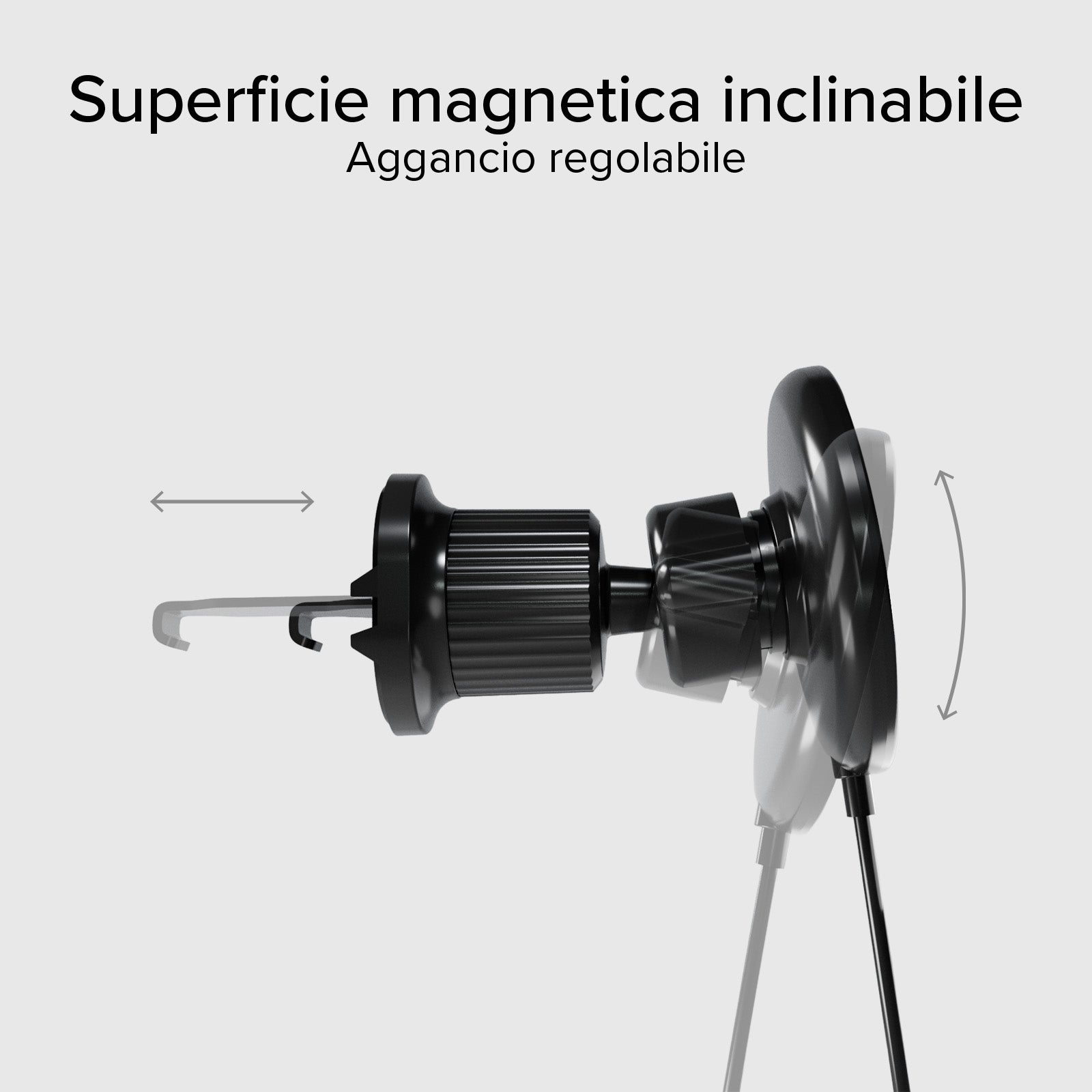 Support voiture pour smartphones et iPhone, compatible avec MagSafe