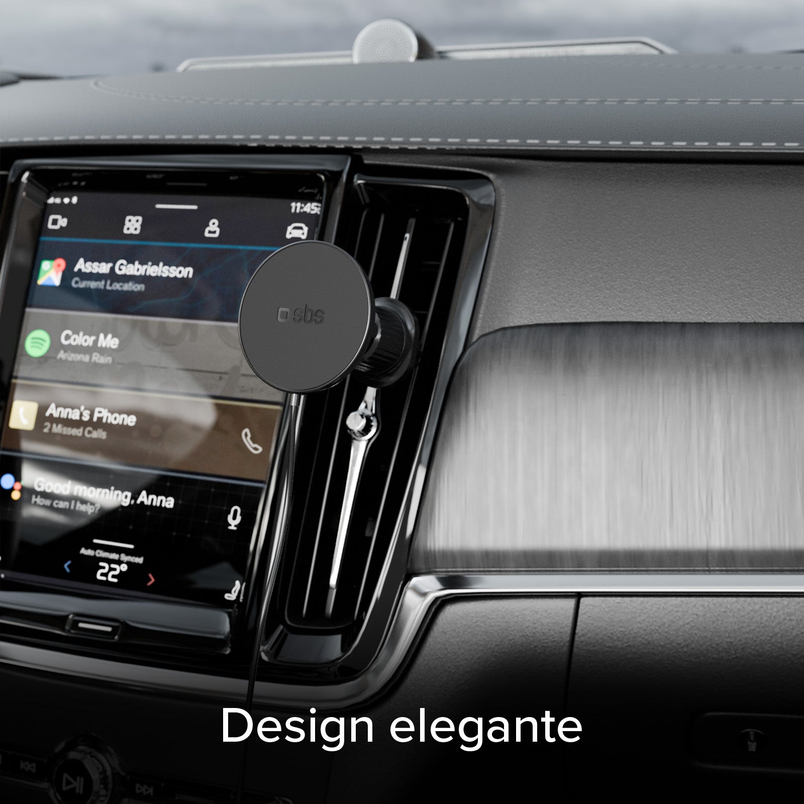 Support voiture pour smartphones et iPhone, compatible avec MagSafe