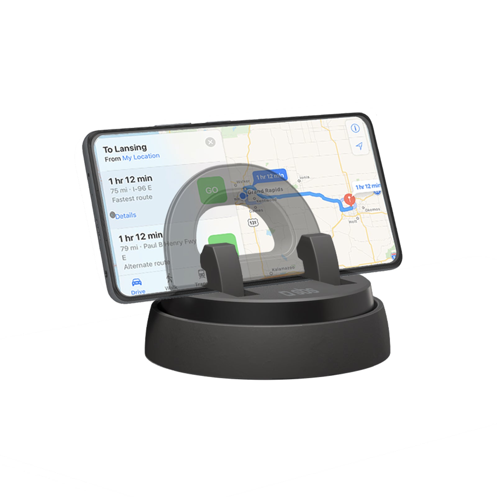 Support universel de téléphone pour tableau de bord avec rotation à 360°