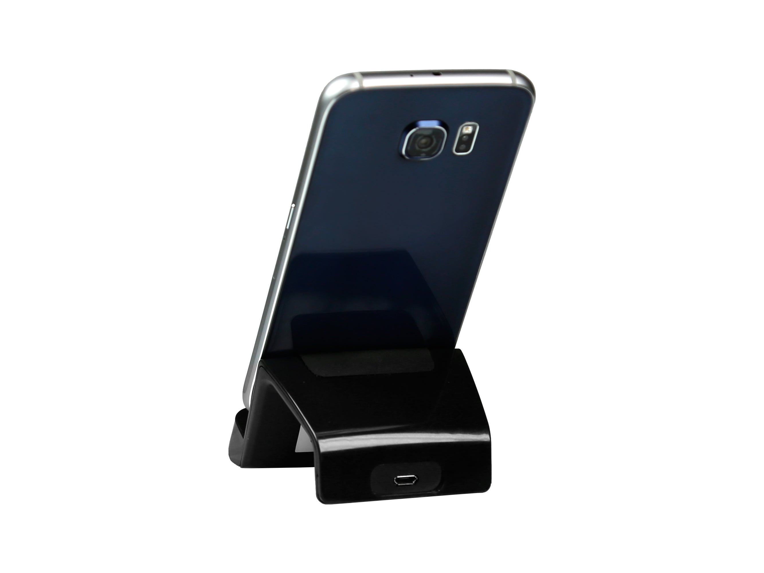 Support de table avec fonction de recharge pour smartphones avec connecteur Micro-USB