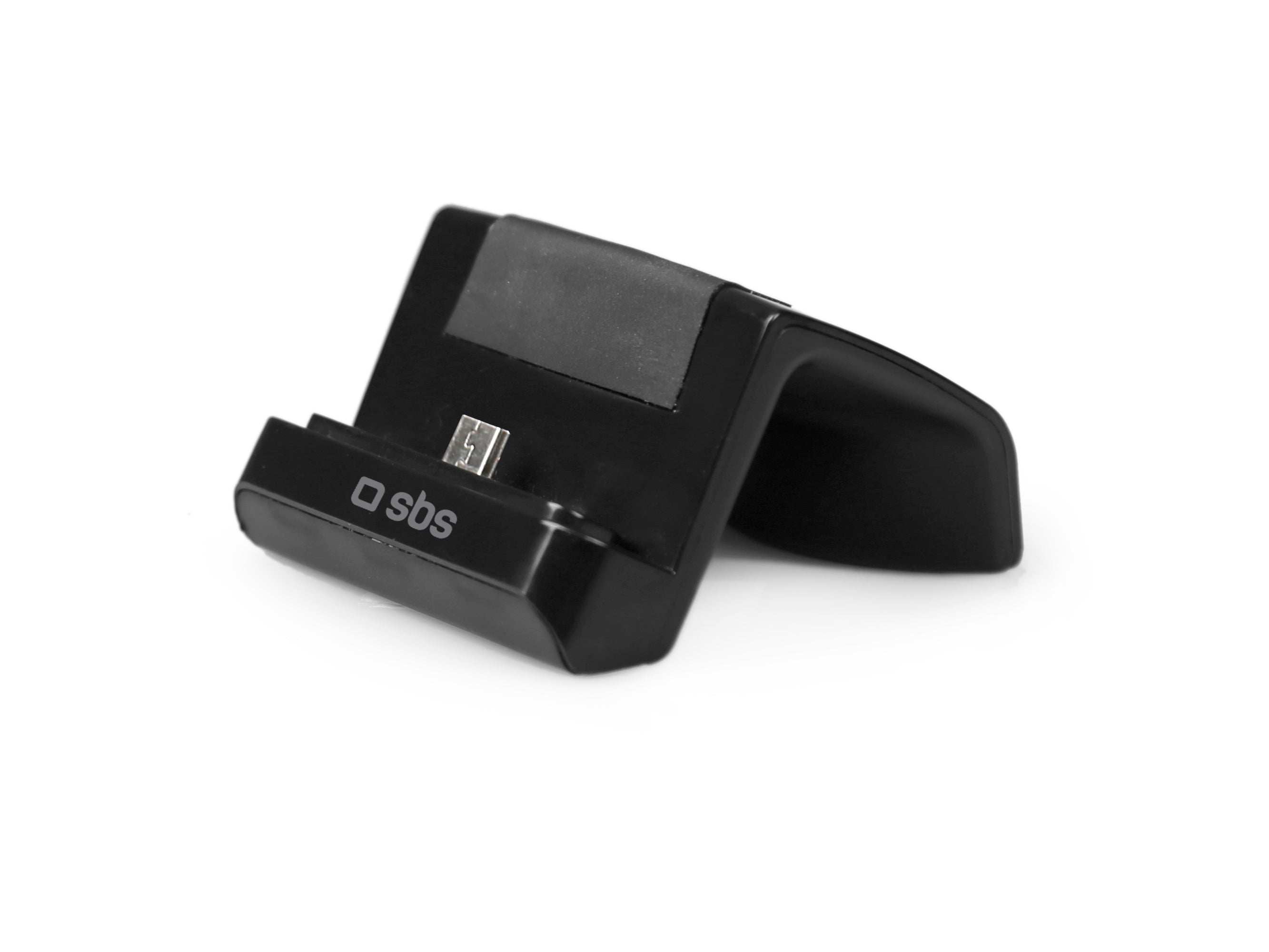 Support de table avec fonction de recharge pour smartphones avec connecteur Micro-USB
