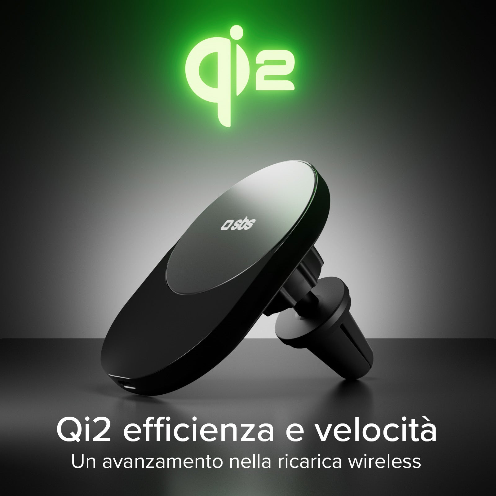 Car mount for iPhones compatible with MagSafe charging