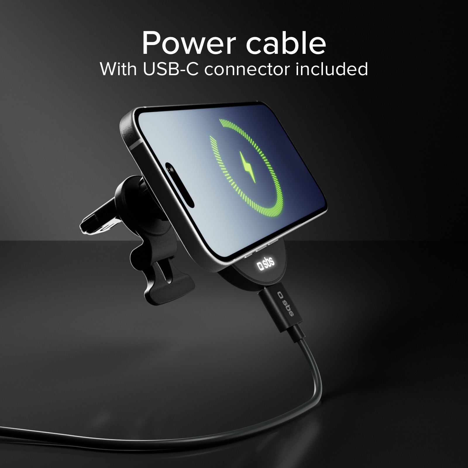 Autohalterung mit magnetischem Qi2.2-25-W-Wireless-Laden