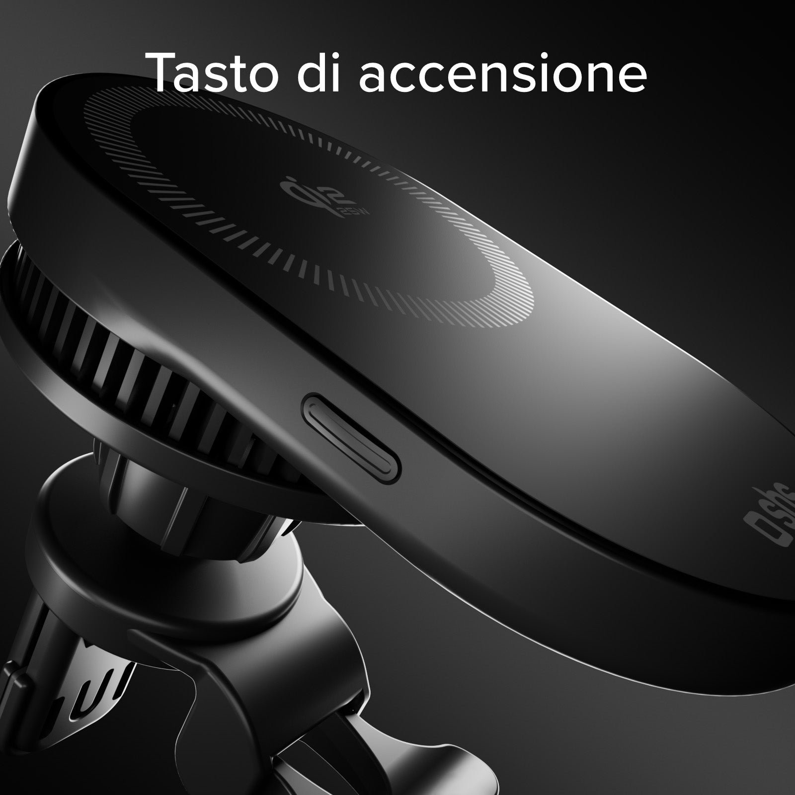 Car Mount with 25 W Qi2.2 Magnetic Charging